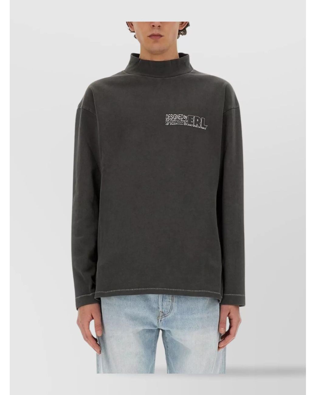 ERL Multicolor Cotton Printed Long-Sleeve T-Shirt for men