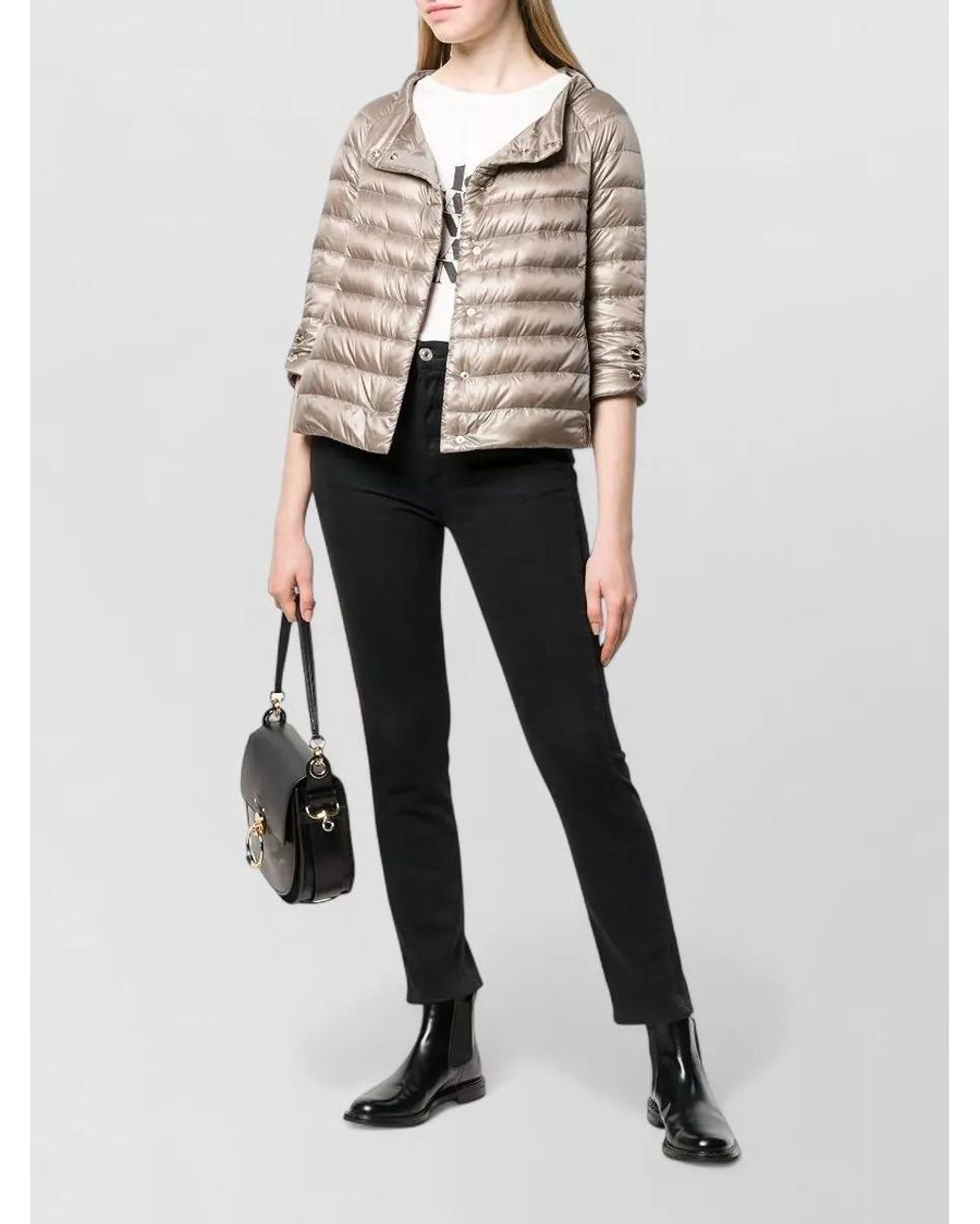Herno Natural Single-Breasted Coat