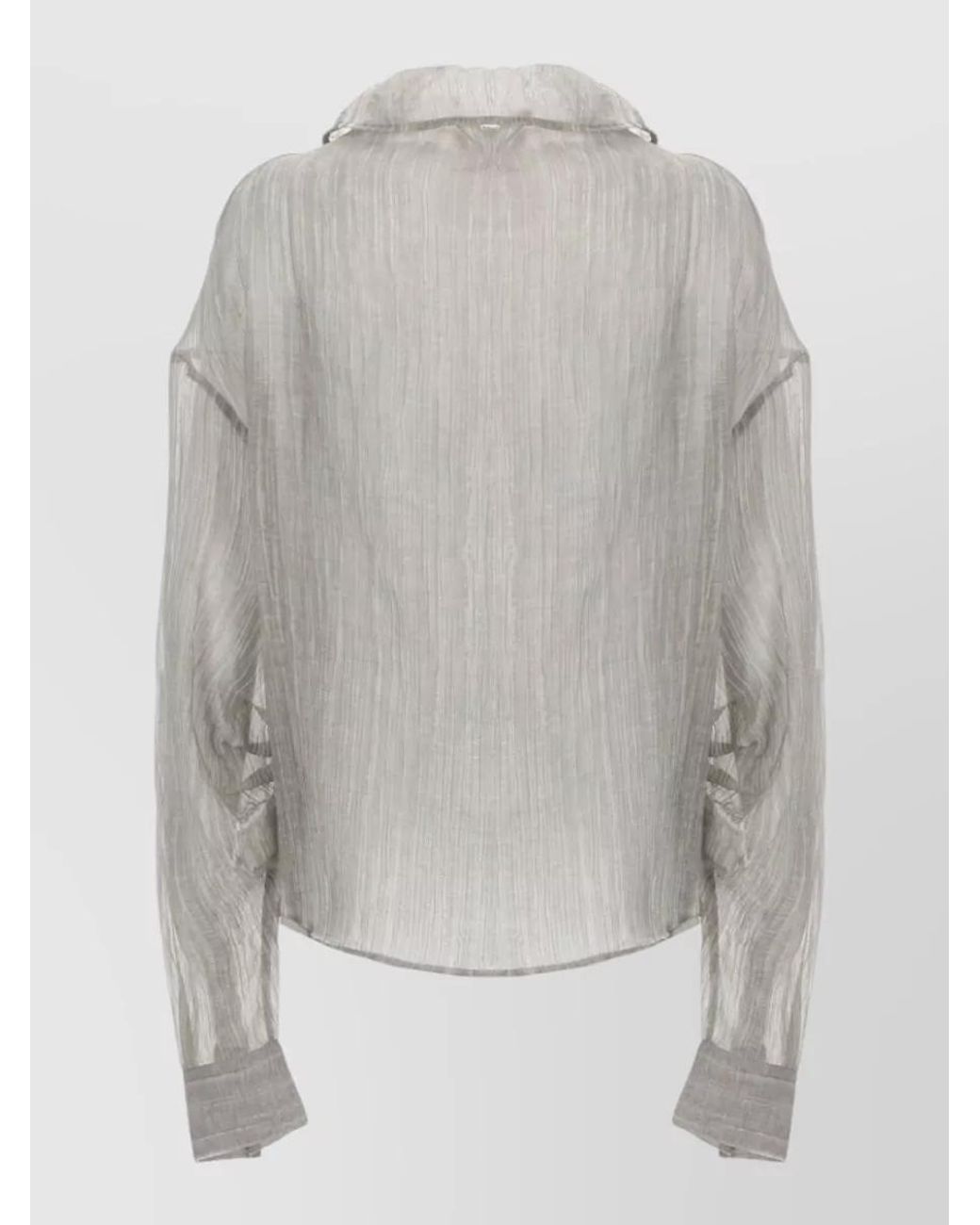THE GARMENT Gray Relaxed-Fit Fitted Jacket
