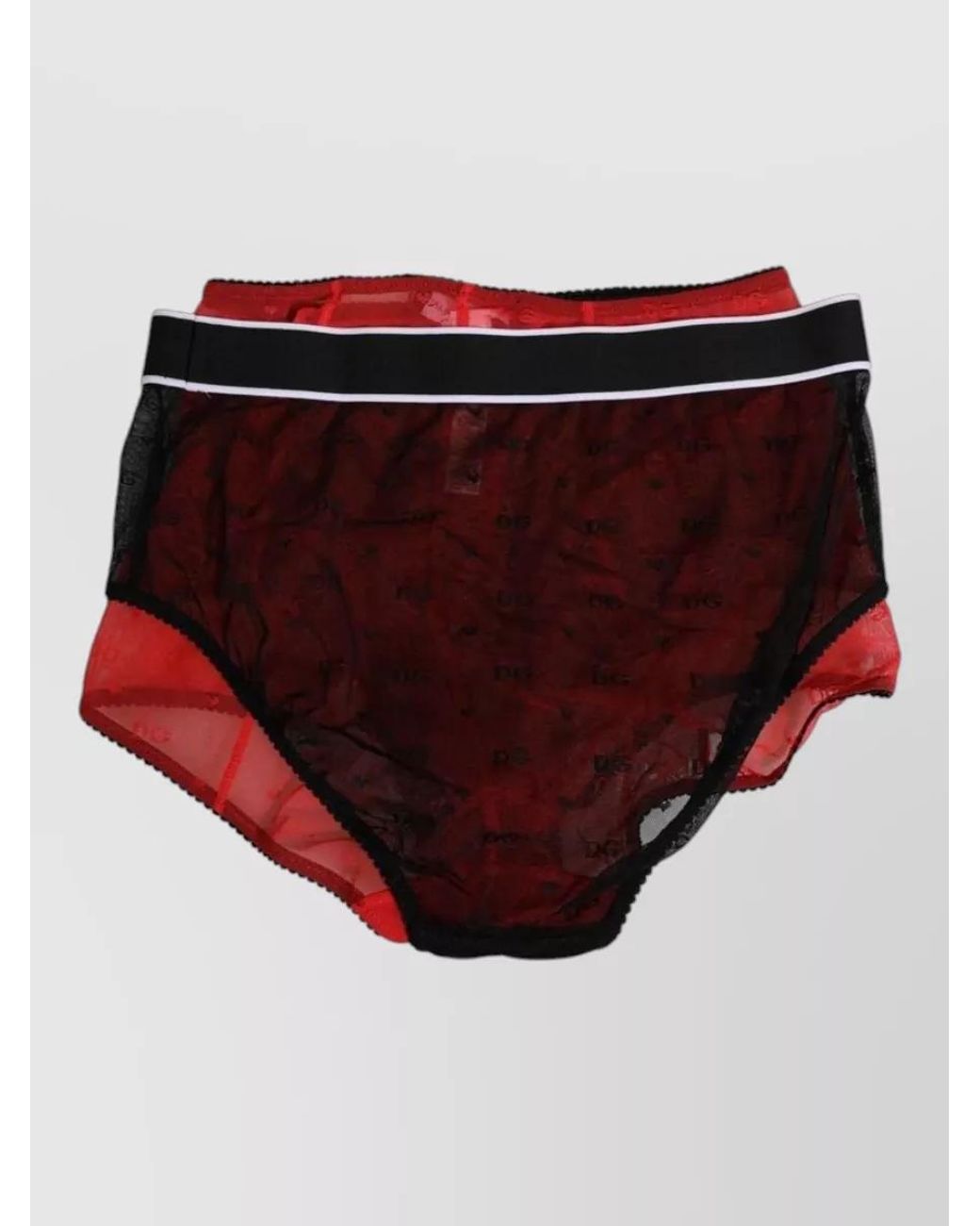 Dolce & Gabbana Red High-Rise Briefs
