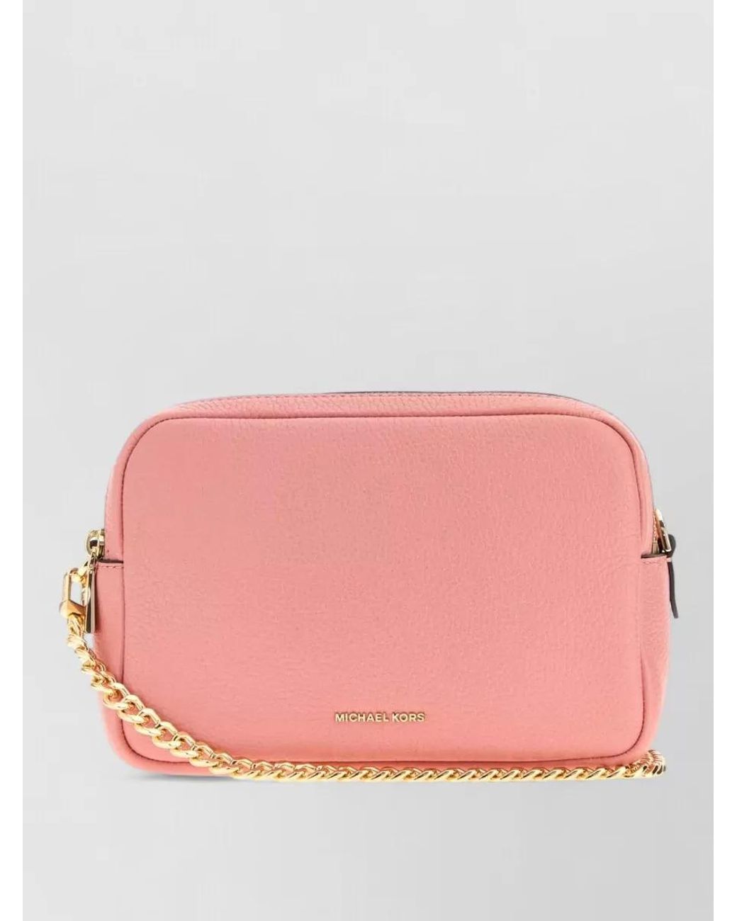 Michael Kors Pink Greenwich Leather Crossbody Bag
