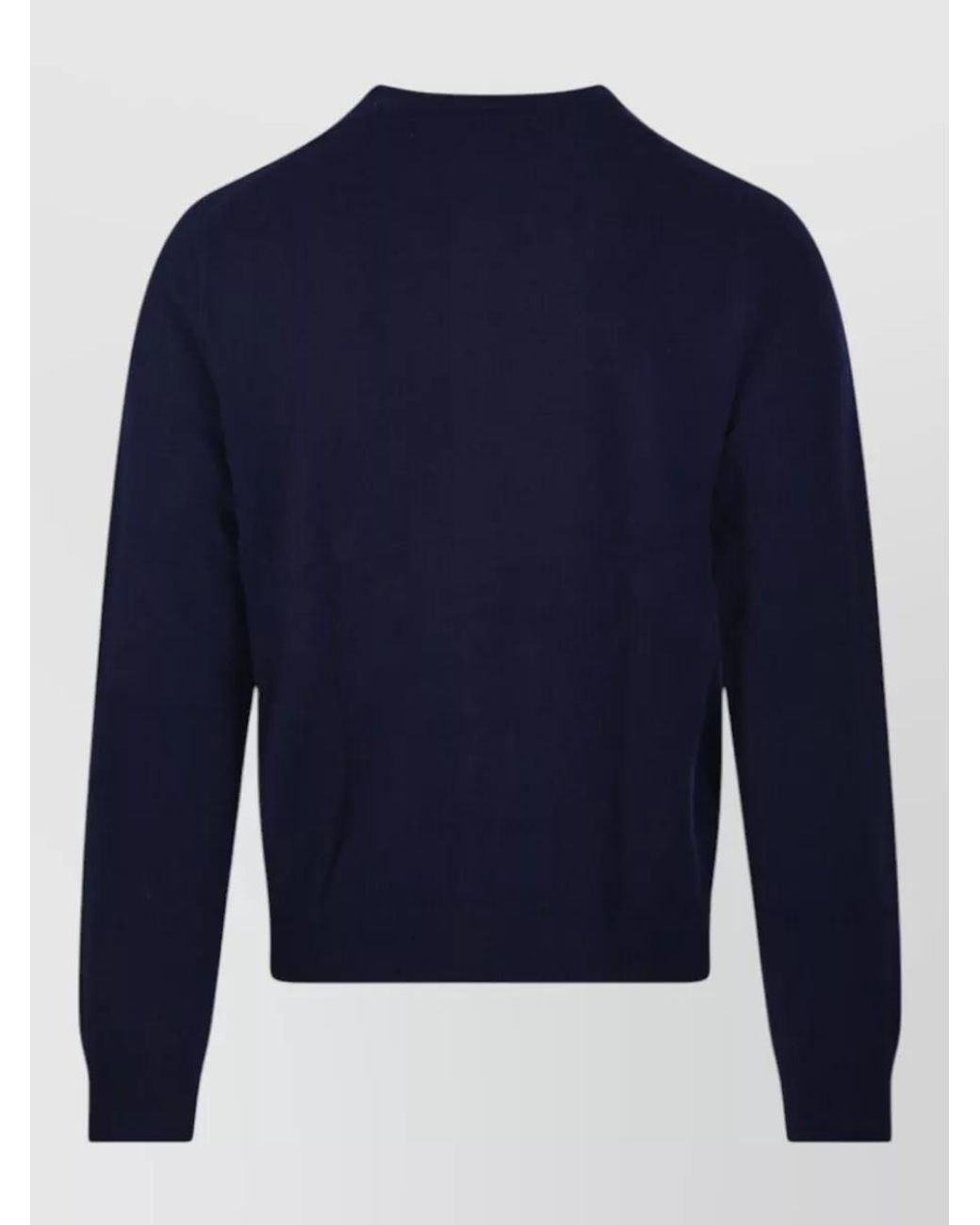 Comme des Garçons Blue Lambswool Cardigan for men