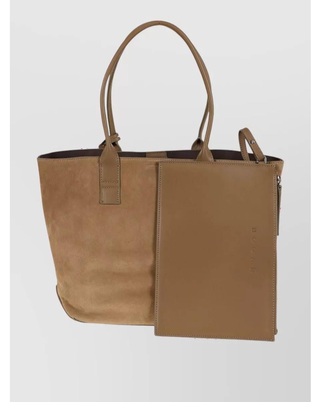 Hogan Natural Calf Leather Tote Bag