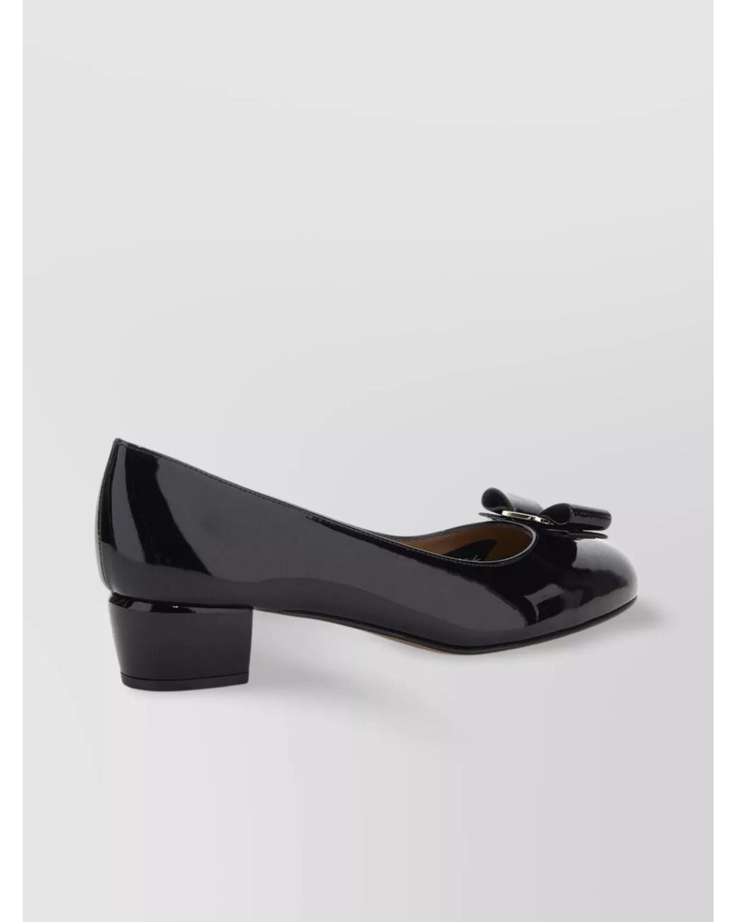 Ferragamo Multicolor Leather Closed-Toe Pumps