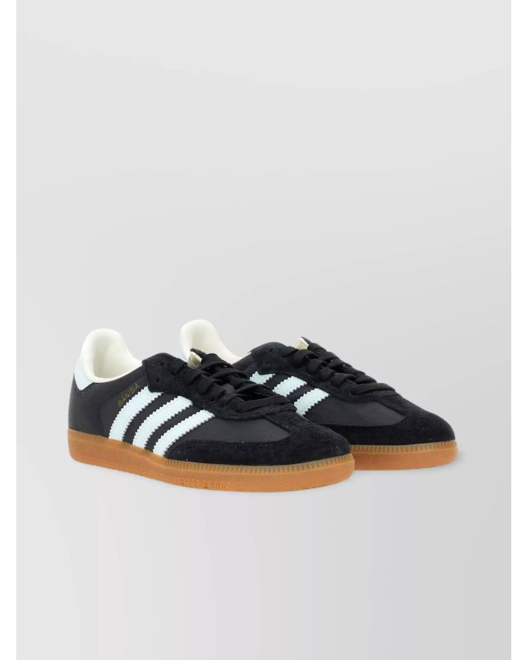 Adidas Originals Black Leather Low-Top Sneakers