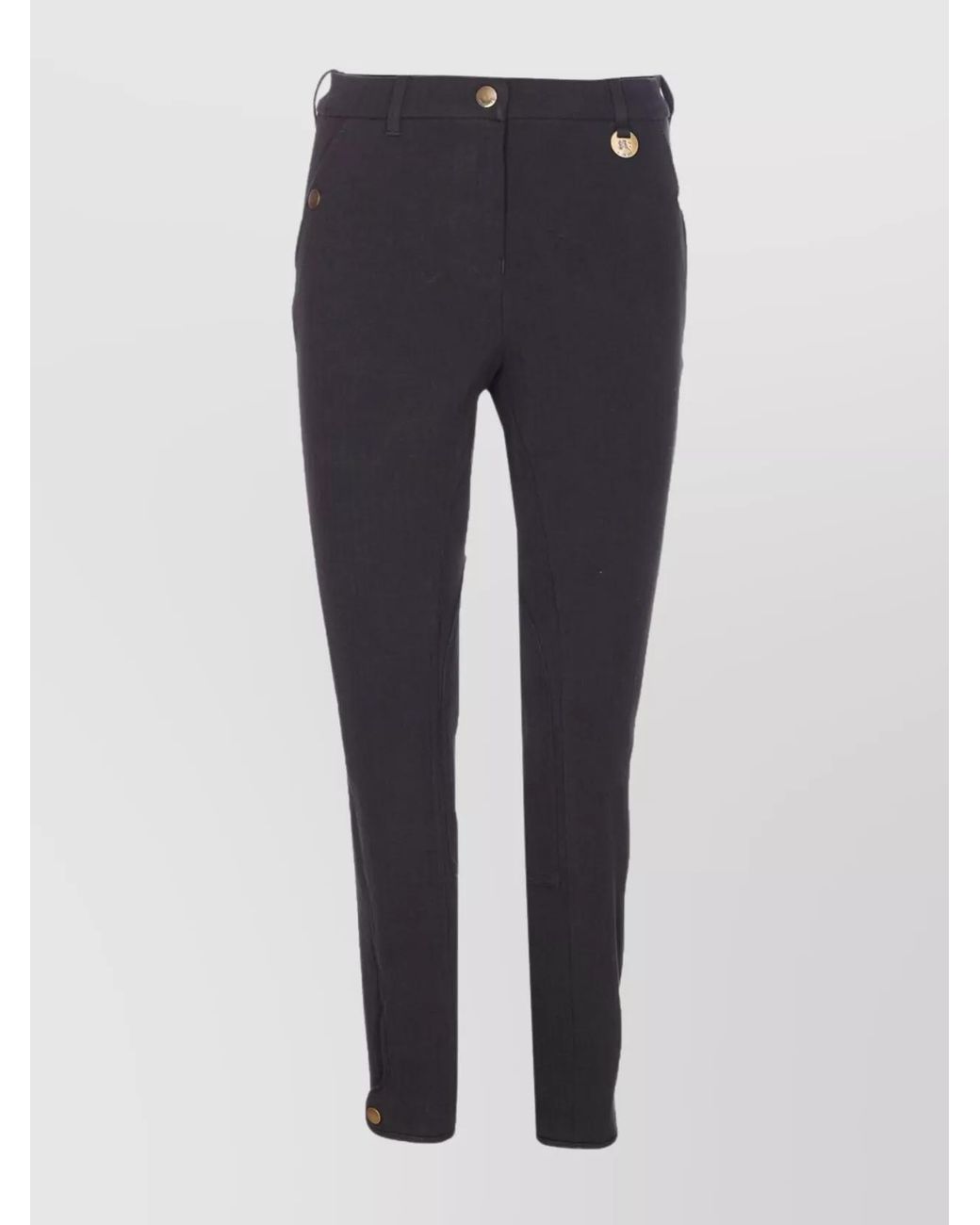 Burberry Blue Stretch Cotton Slim-Fit Jodhpur Trousers