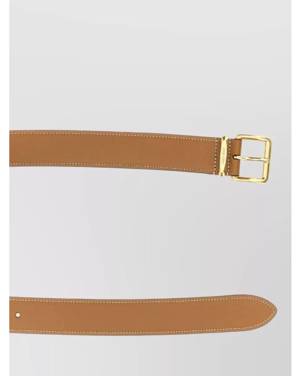 Miu Miu Brown Leather Belt