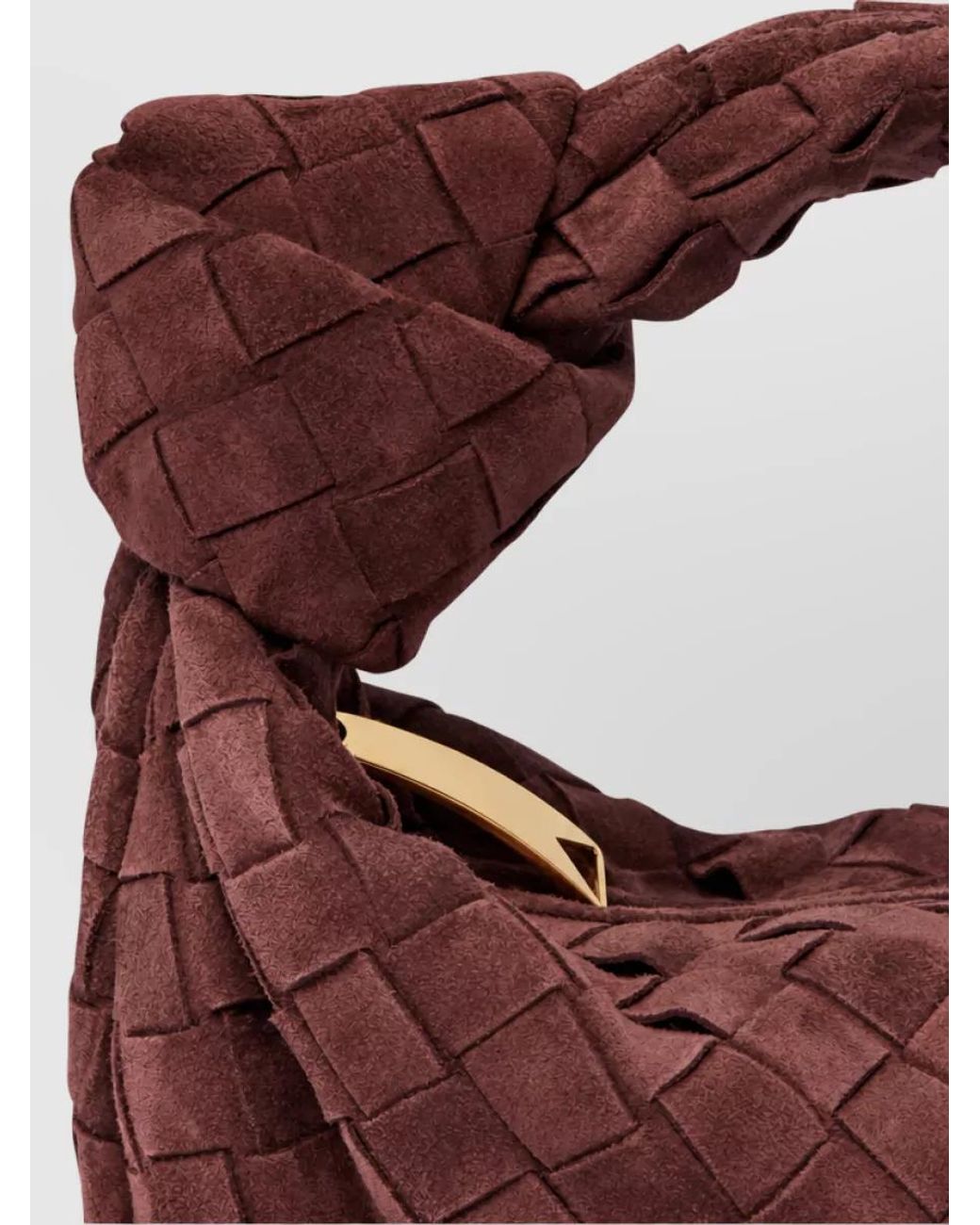 Bottega Veneta Red Mini Jodie Leather Clutch Bag