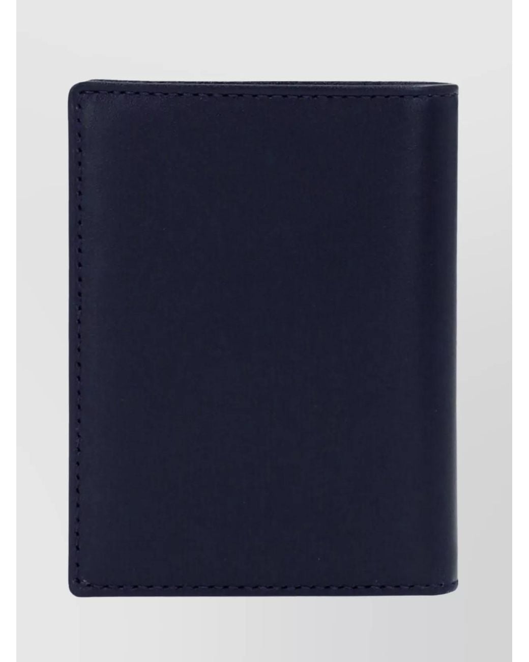 Comme des Garçons Blue Arecalf Compact Bi-Fold Wallet