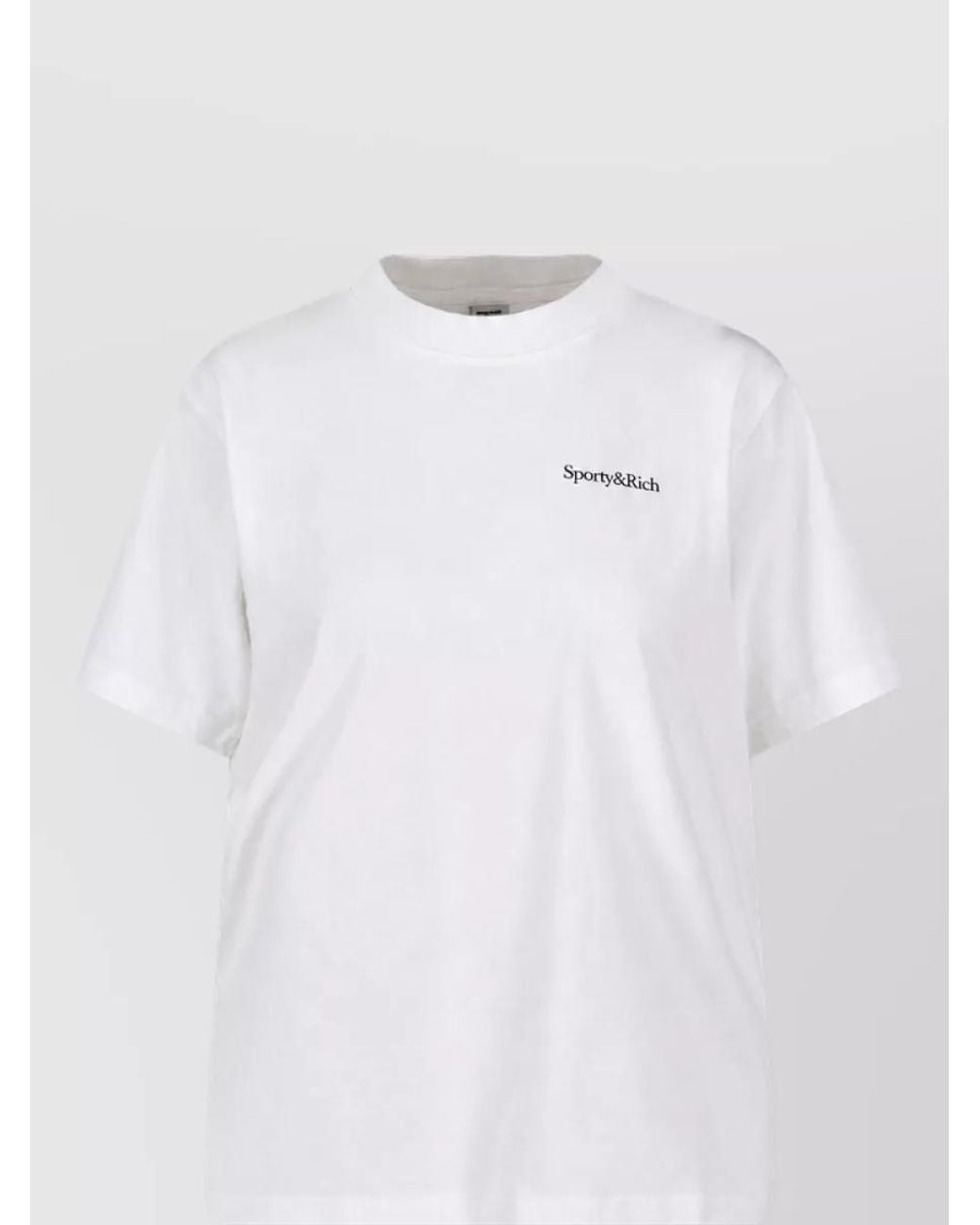 Sporty & Rich White Short-Sleeve T-Shirt