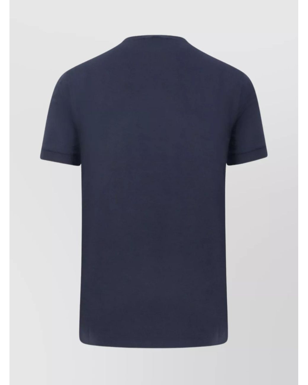 Giorgio Armani Blue Viscose Logo T-Shirt for men