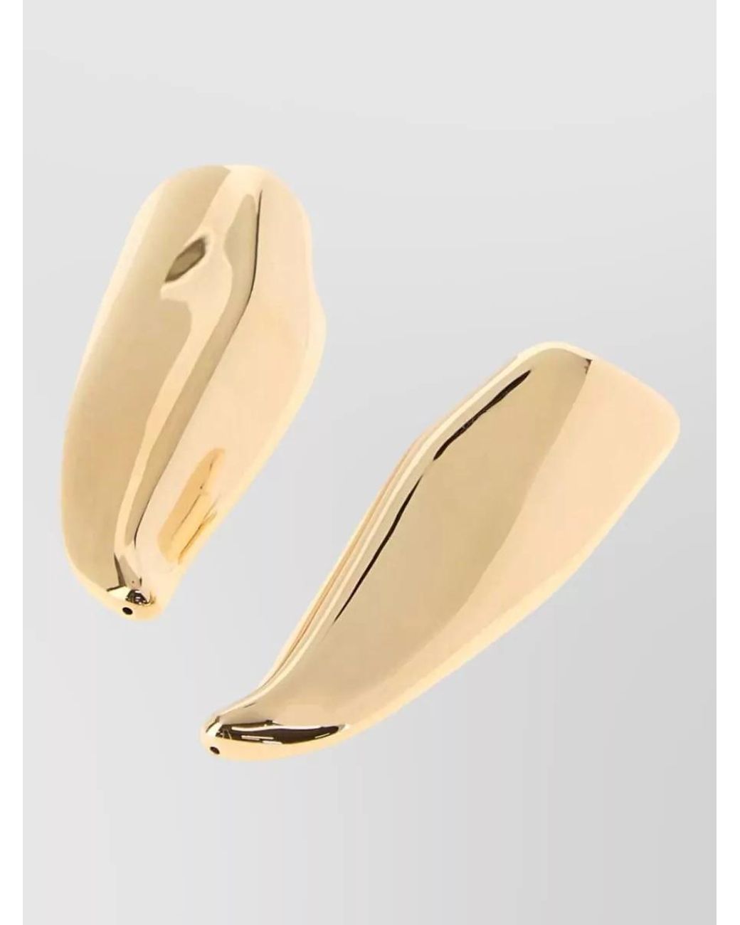 Bottega Veneta White Sterling Large Earrings