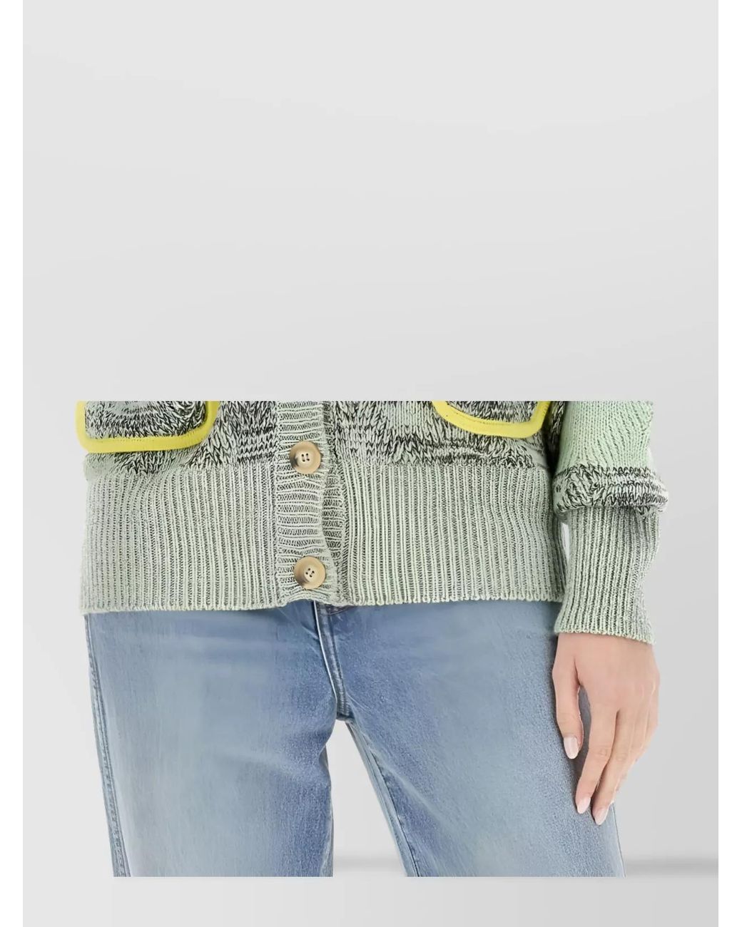 Cormio Green Wool Oversized Cardigan
