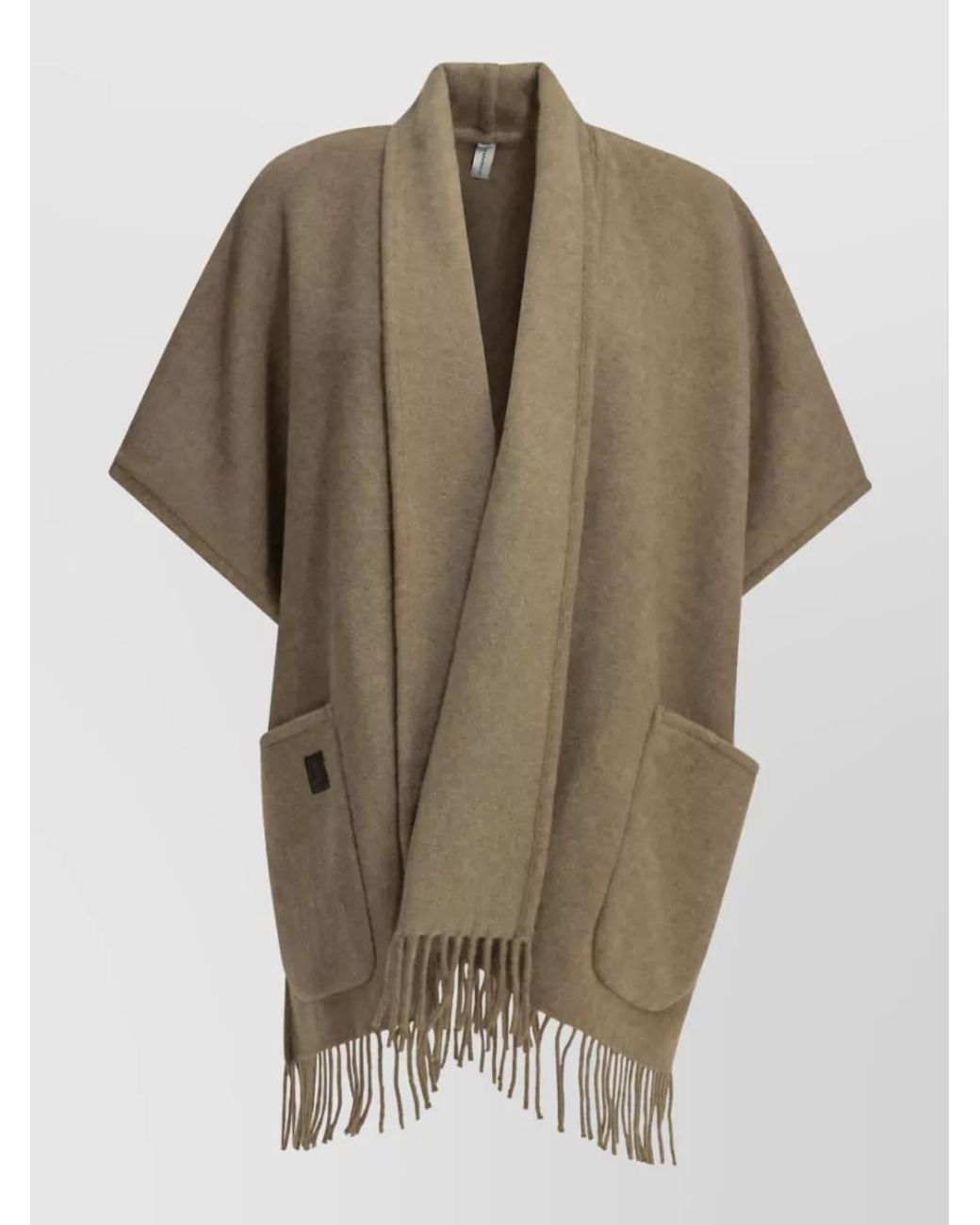 Ferragamo Multicolor Cashmere Cape