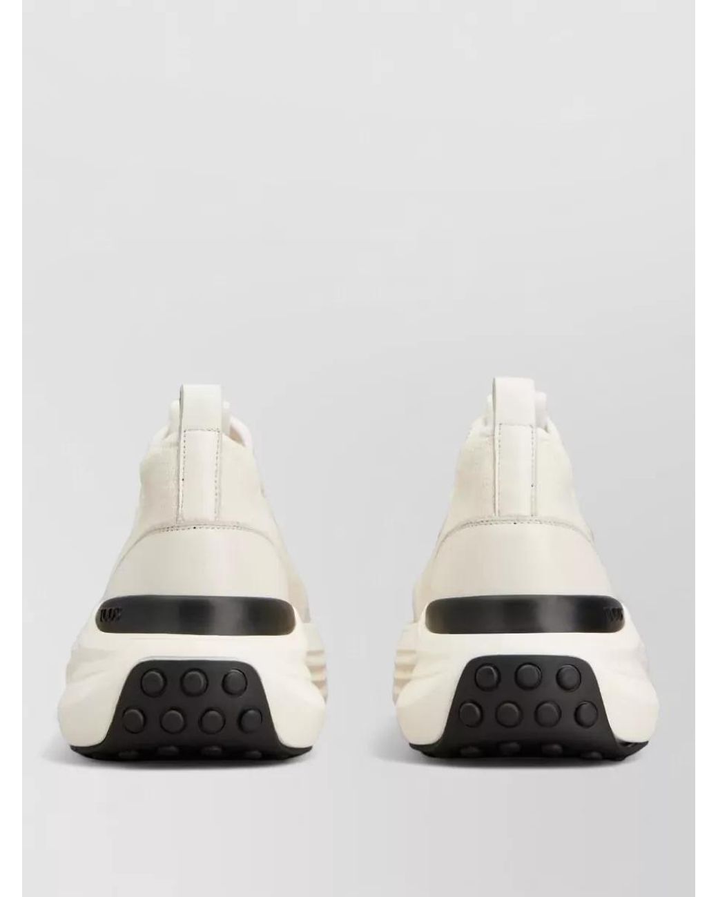 Tod's Natural Paneled Platform Sneakers