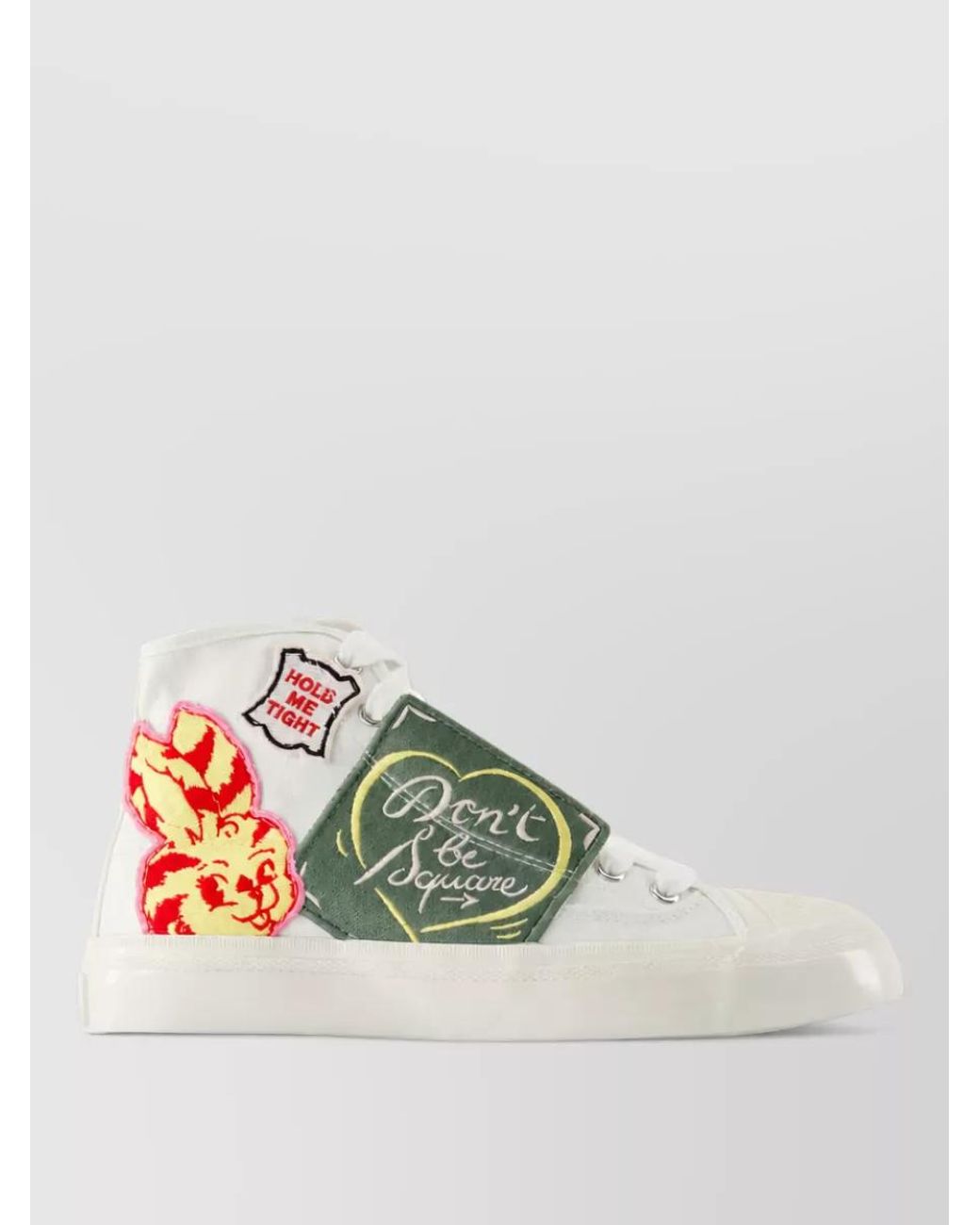 KENZO Multicolor Cotton High-Top Sneakers