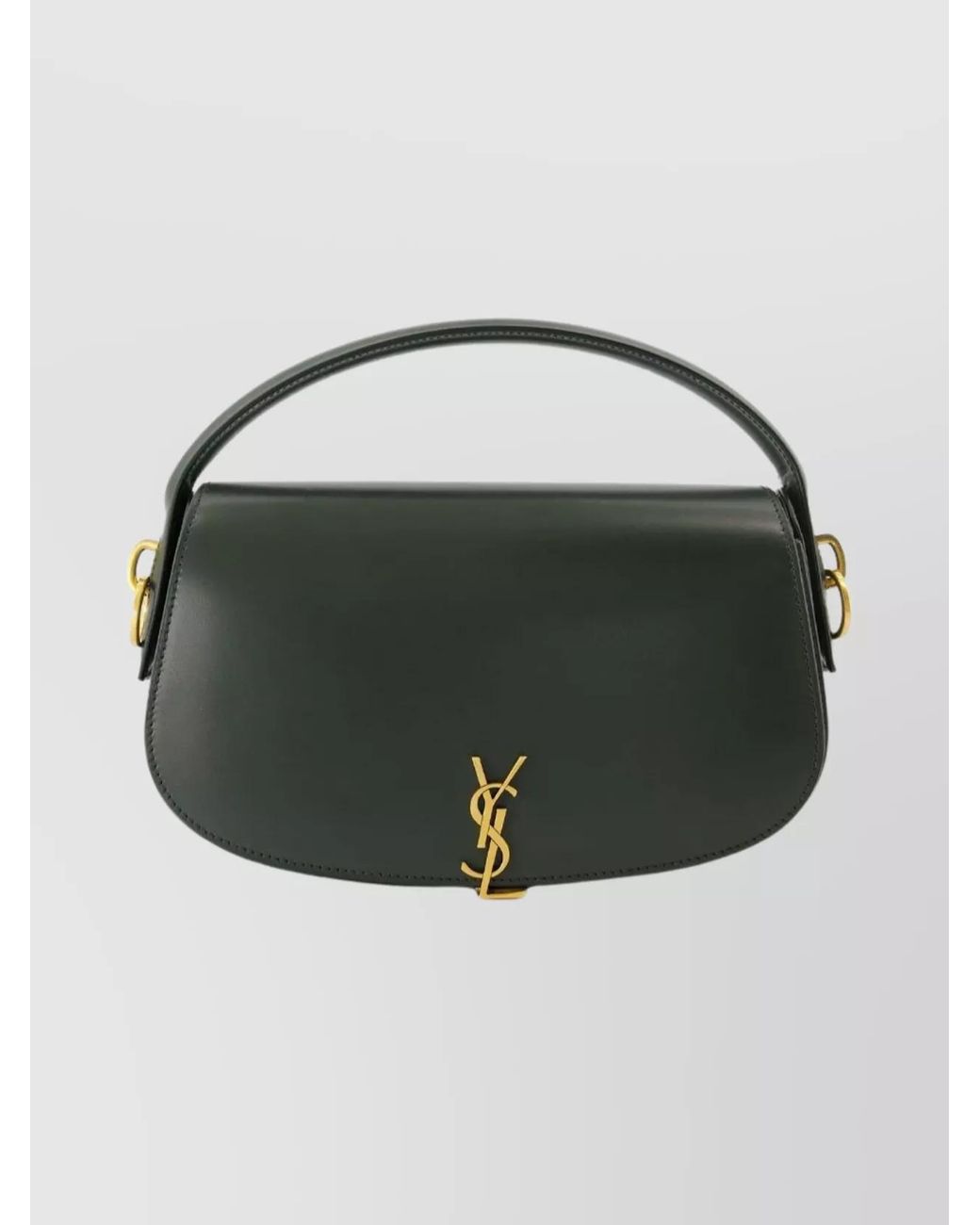 Saint Laurent Black Voltaire Box Leather Cross-Body Bag