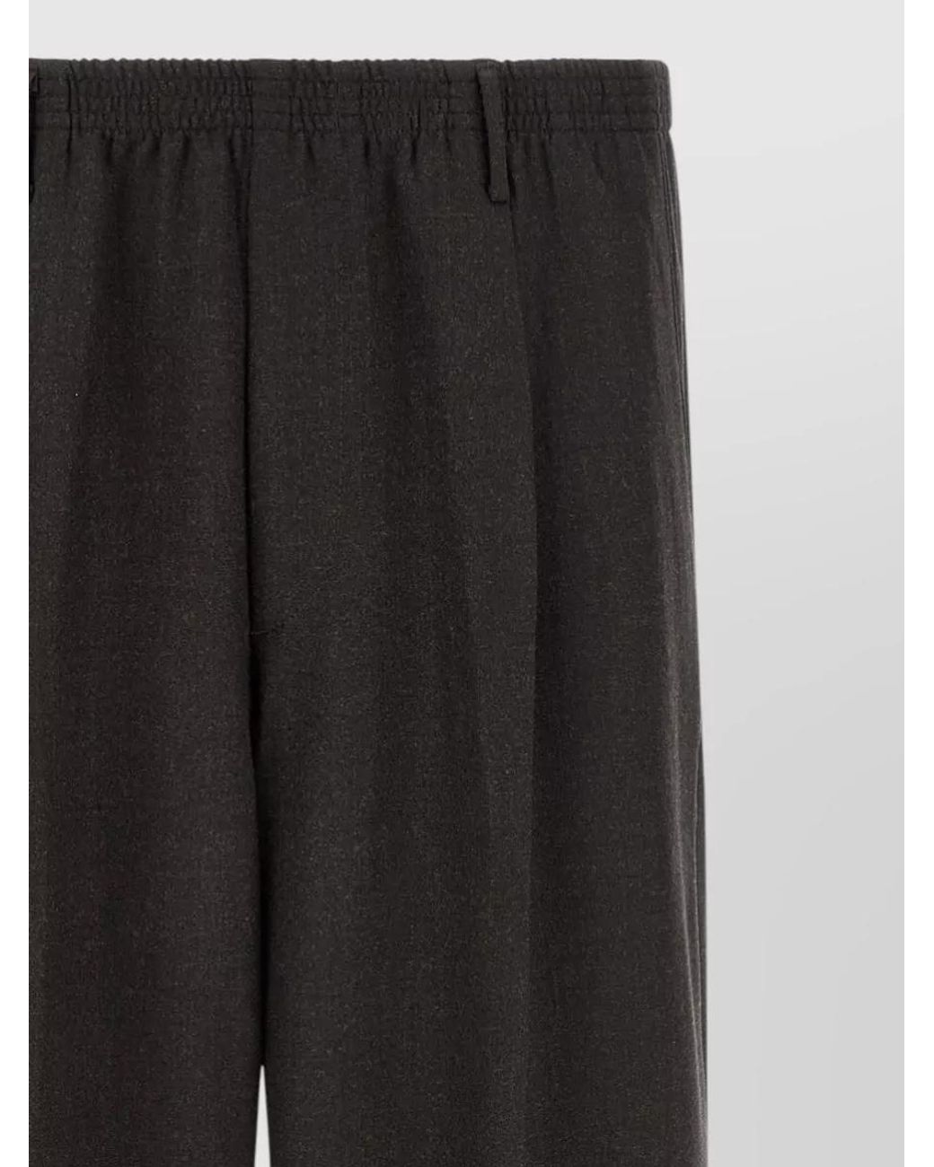 Cellar Door Black Virgin Wool Chino Shorts for men