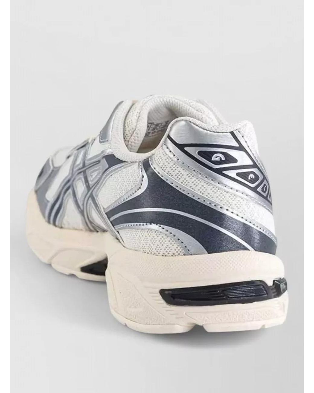 Asics Gel 1130 Mesh Calfskin Sneakers Rubber Sole in Metallic | Lyst UK