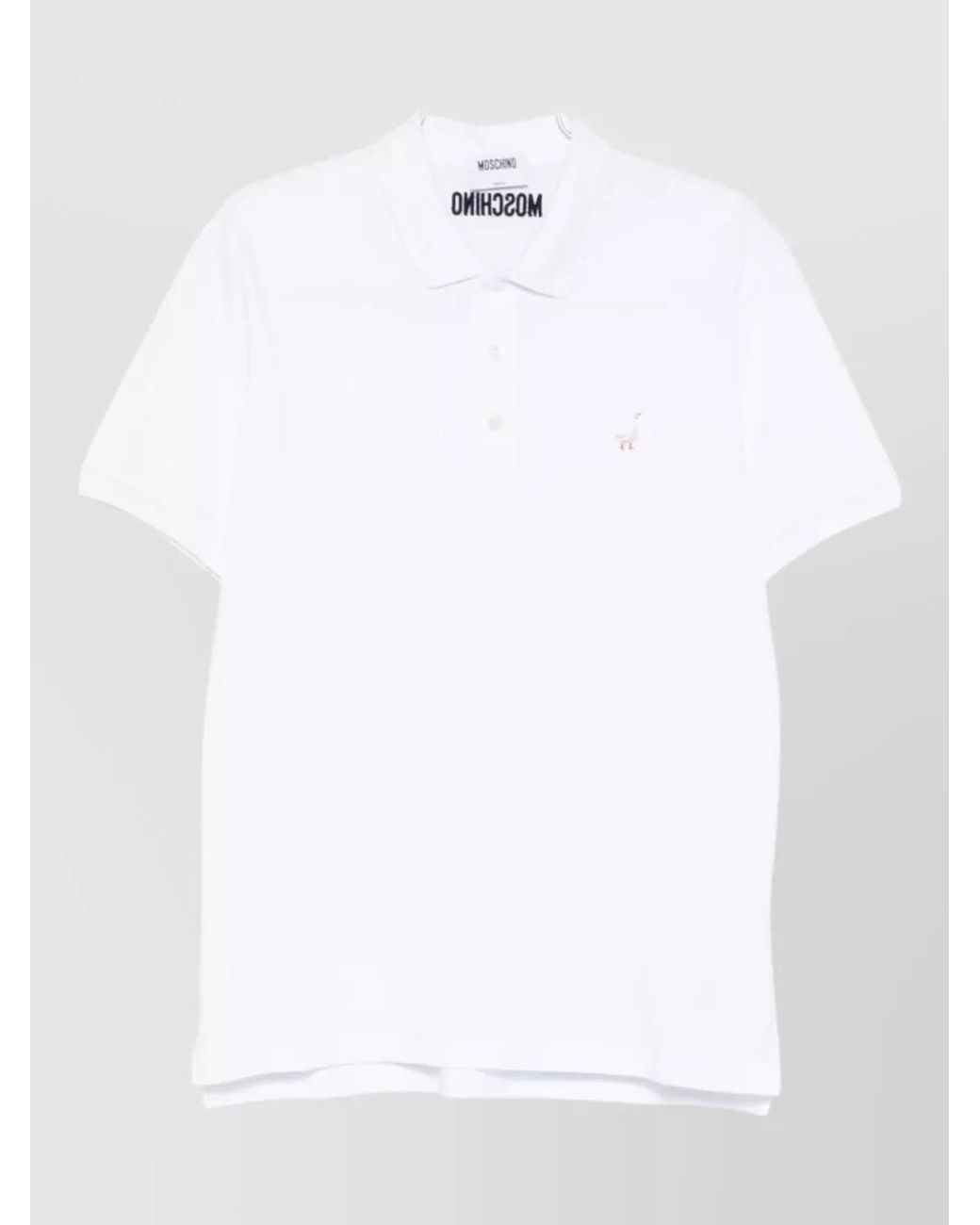 Moschino White Polo Shirt for men