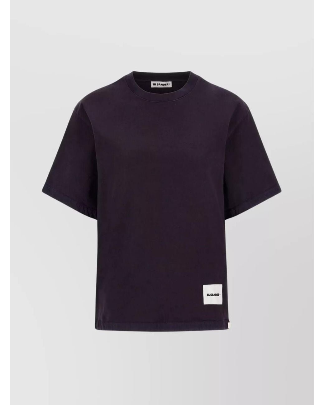 Jil Sander Blue Cotton T-Shirt