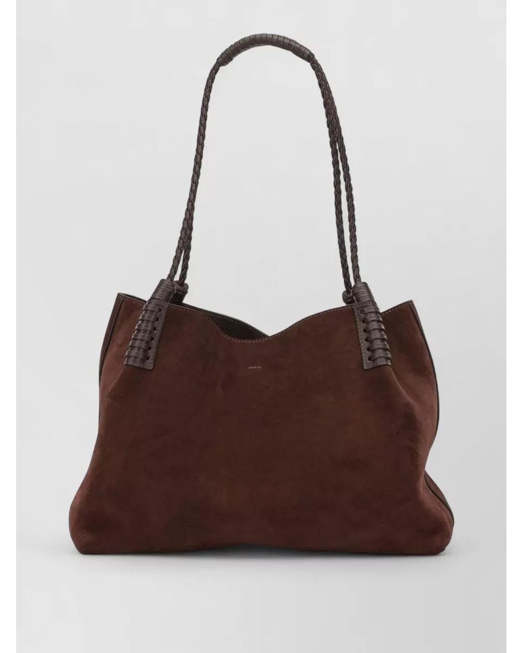 Etro Brown Medium Suede Leather Bucket Bag