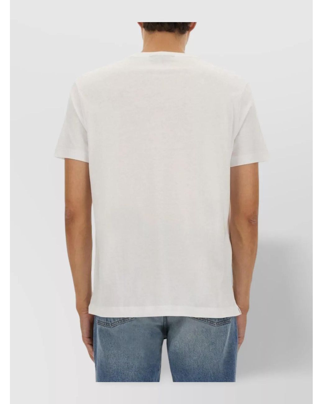 Boss Blue Regular-Fit Cotton T-Shirt for men