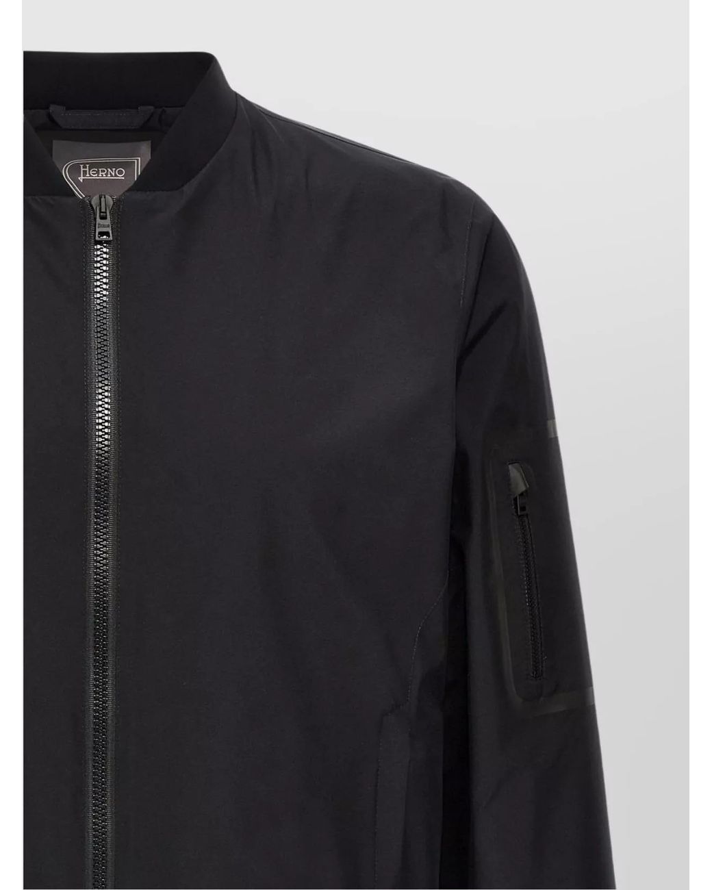 Herno Blue Padded Bomber Jacket for men