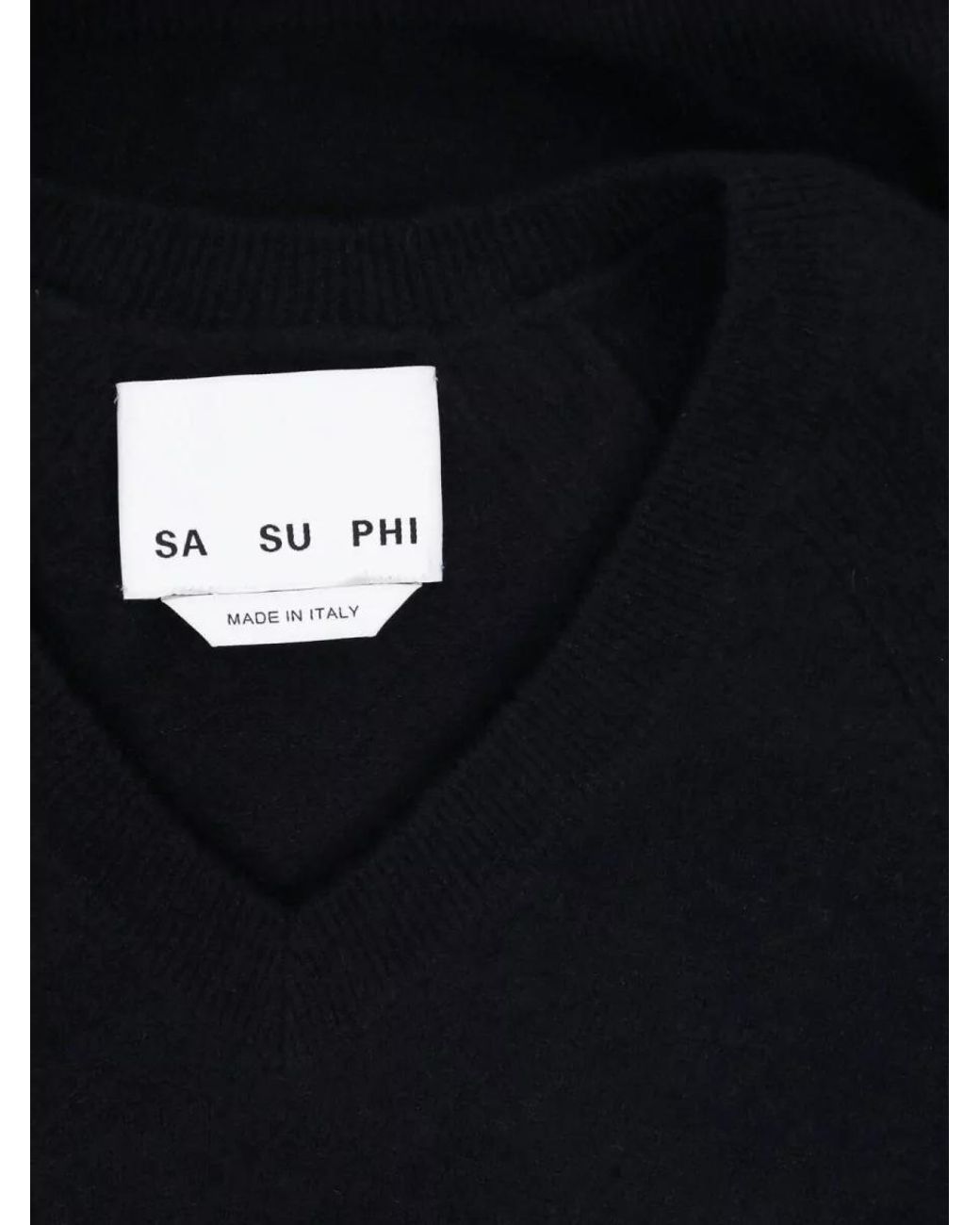 Sa Su Phi Blue Cashmere Silk Crewneck Sweatshirt