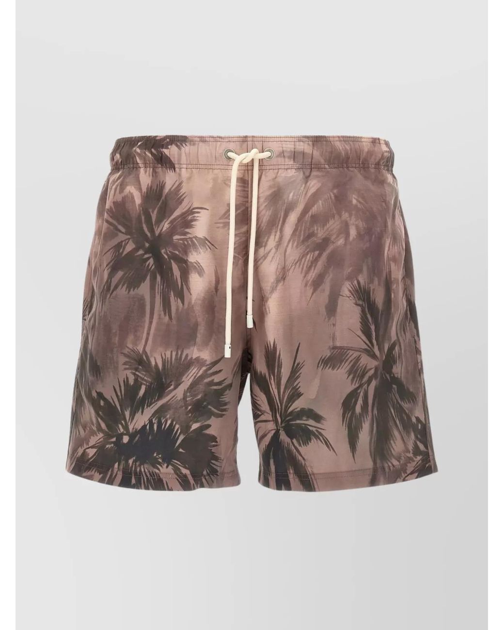 Palm Angels Multicolor Printed Swim Shorts for men