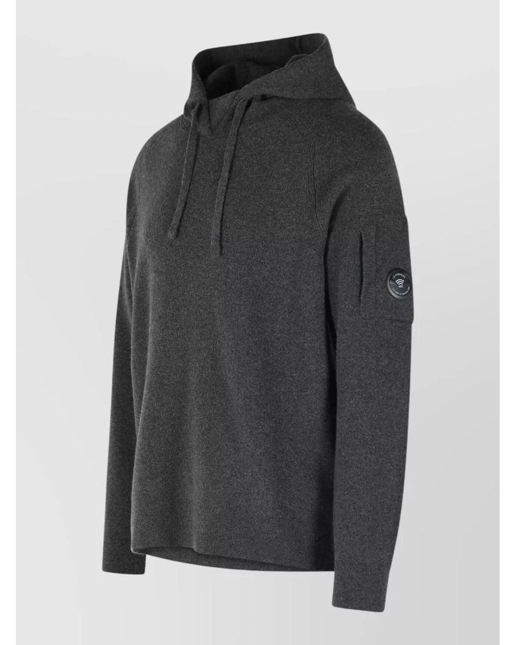 C P Company Gray Wool-Blend Sweater for men