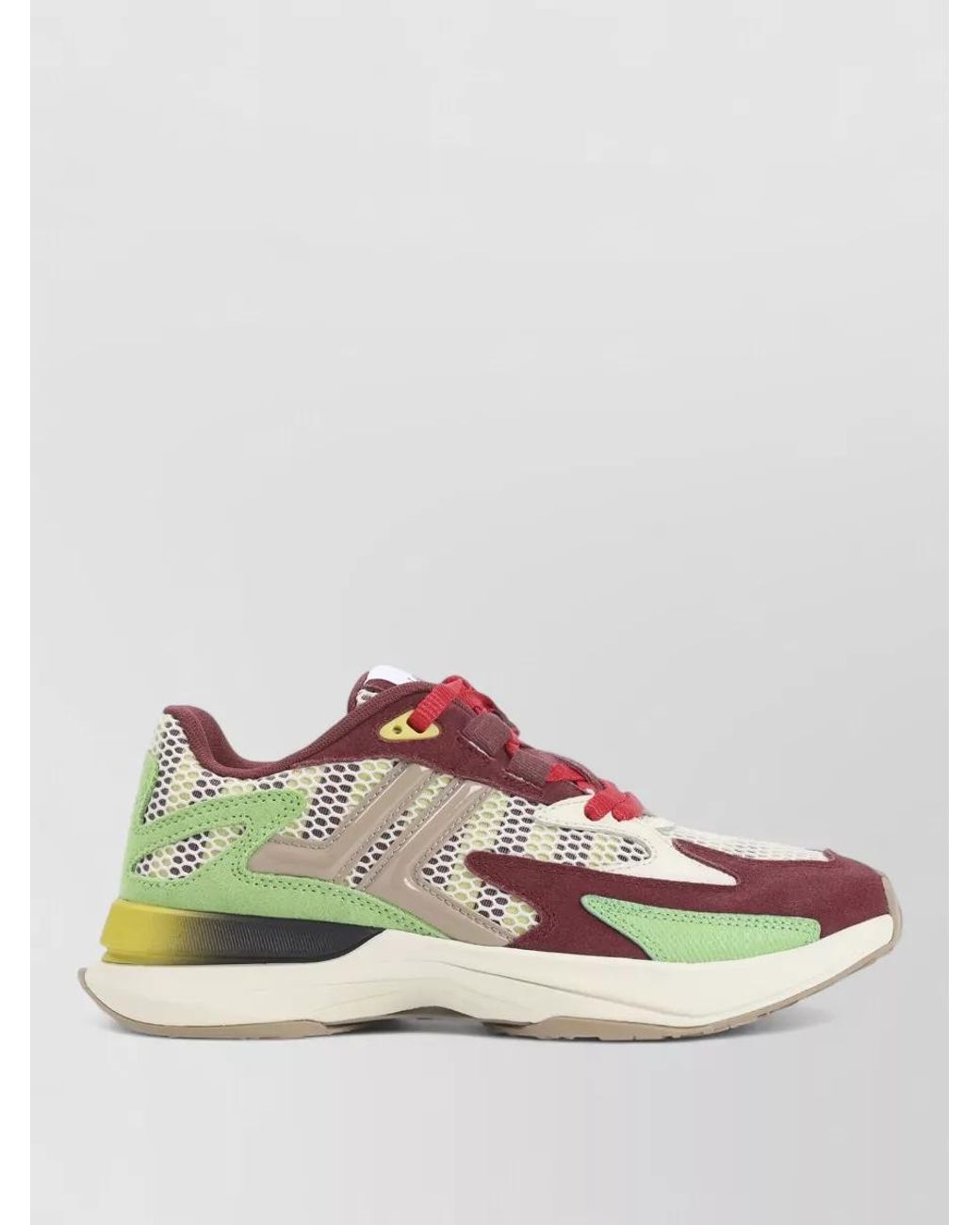 Lanvin Gray Leather Jla Low-Top Sneakers