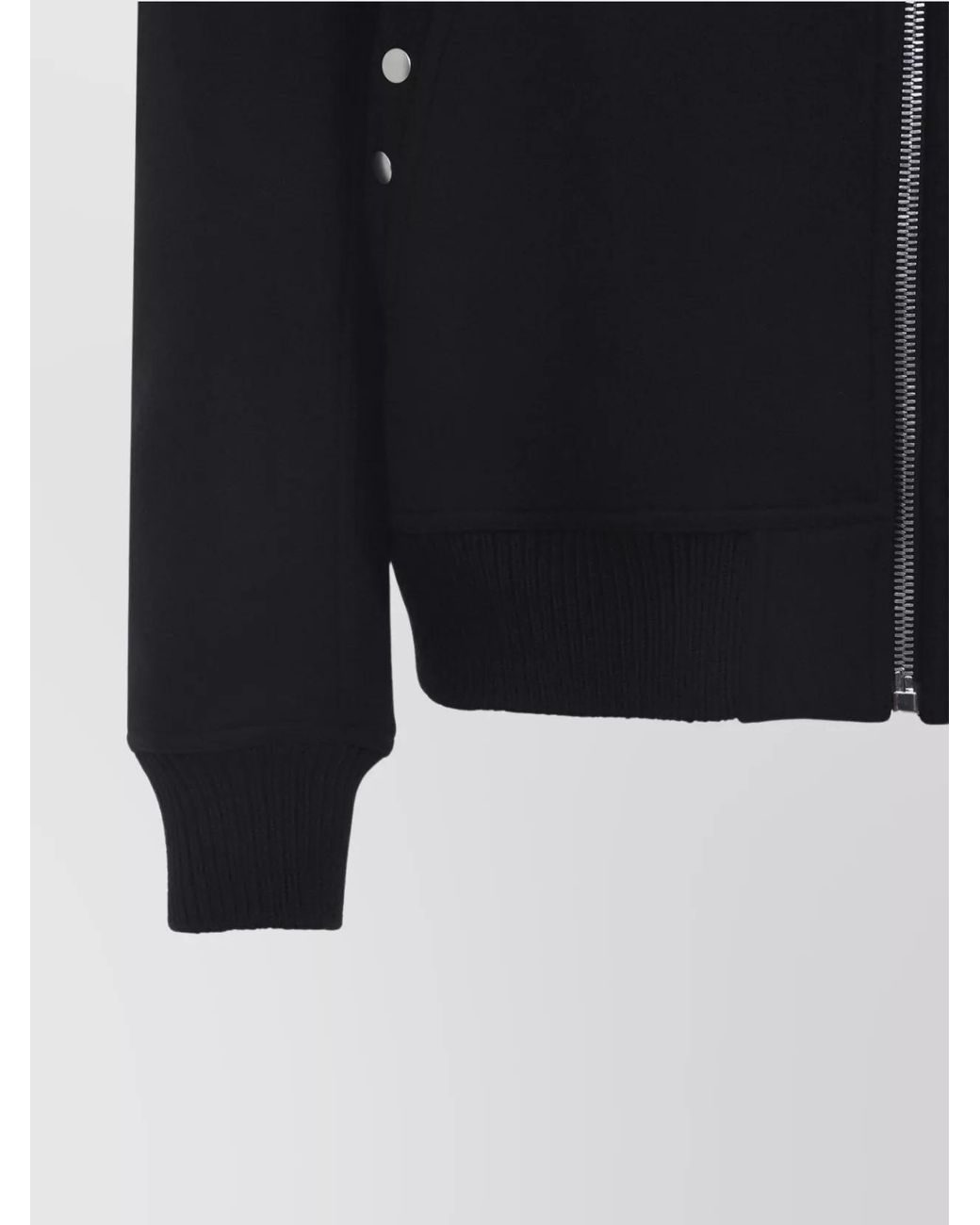 Rick Owens Blue Virgin Wool Bomber Jacket for men
