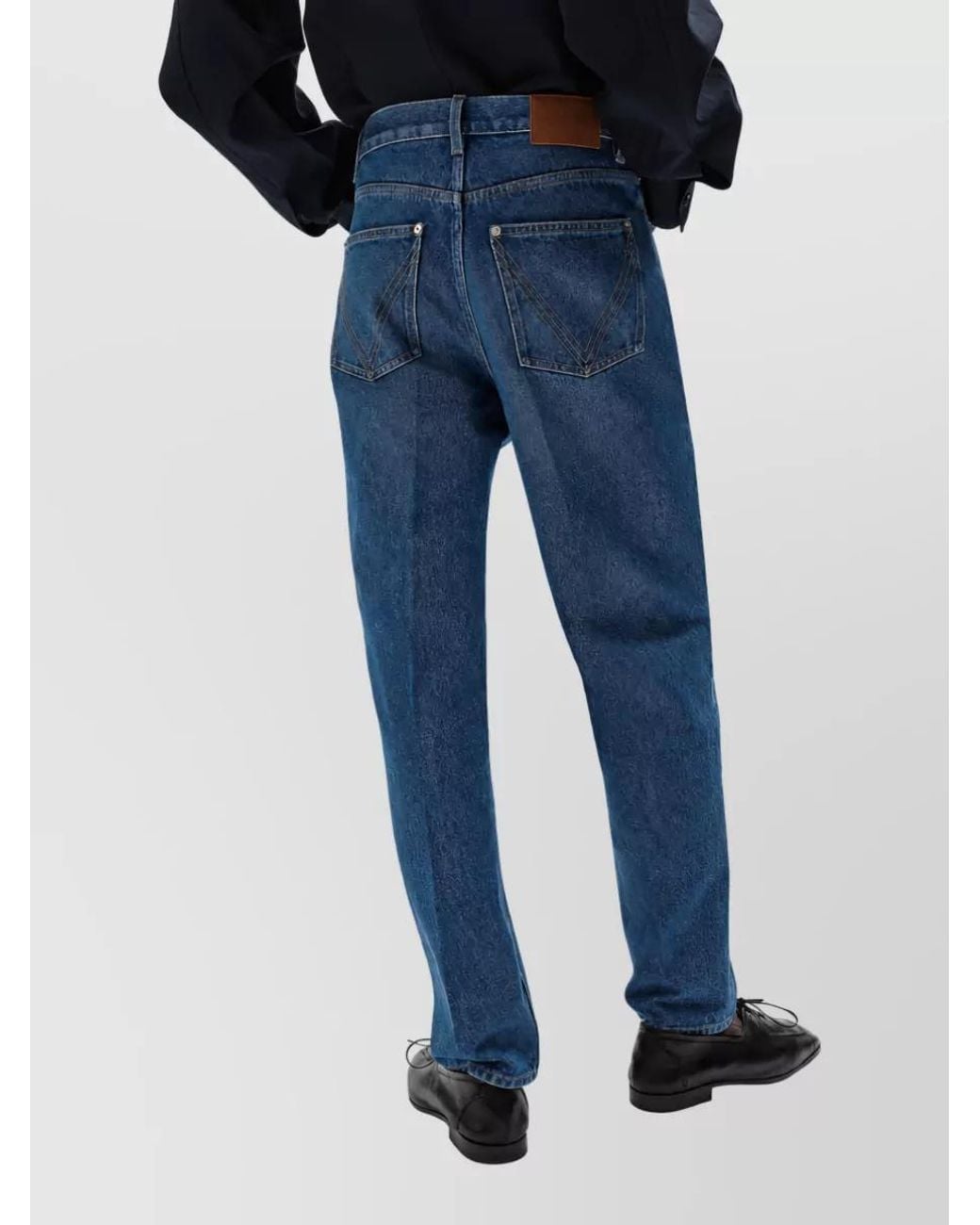 Bottega Veneta Blue Wide-Leg Jeans for men