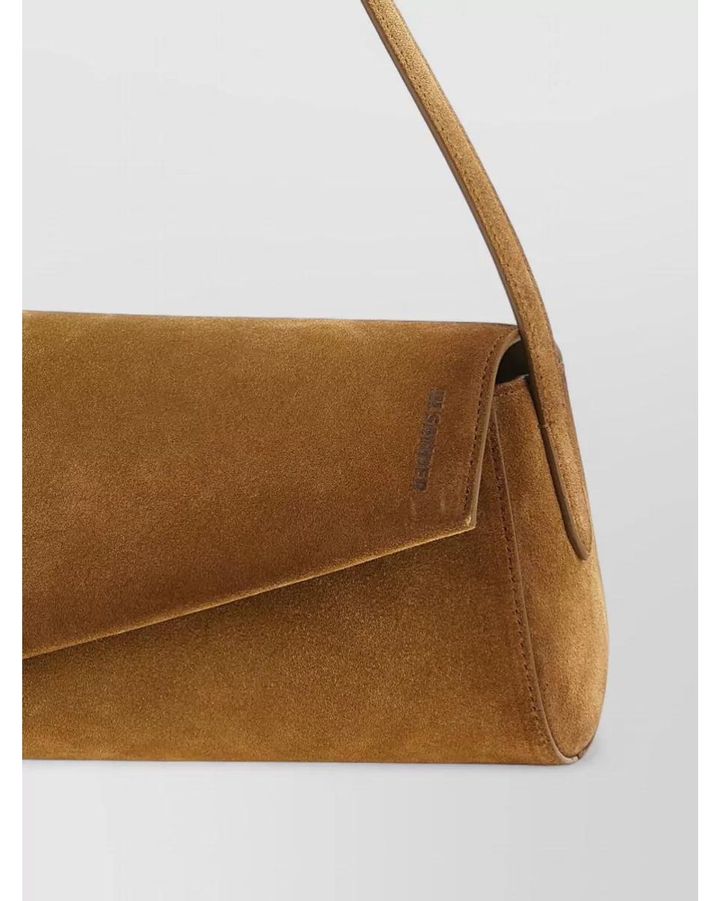 Jil Sander Natural Suede Clutch Bag