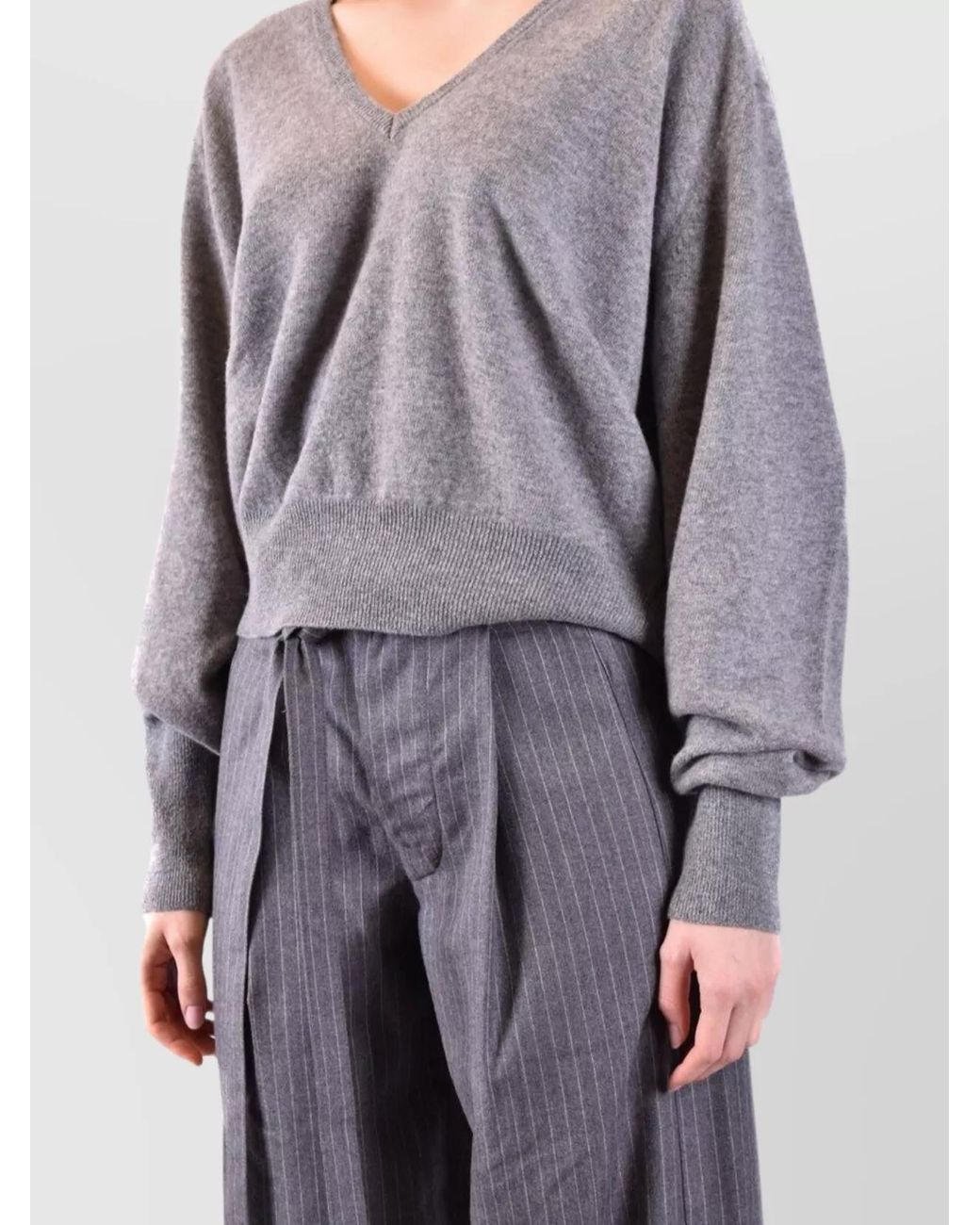Laneus Purple Wool Jumper