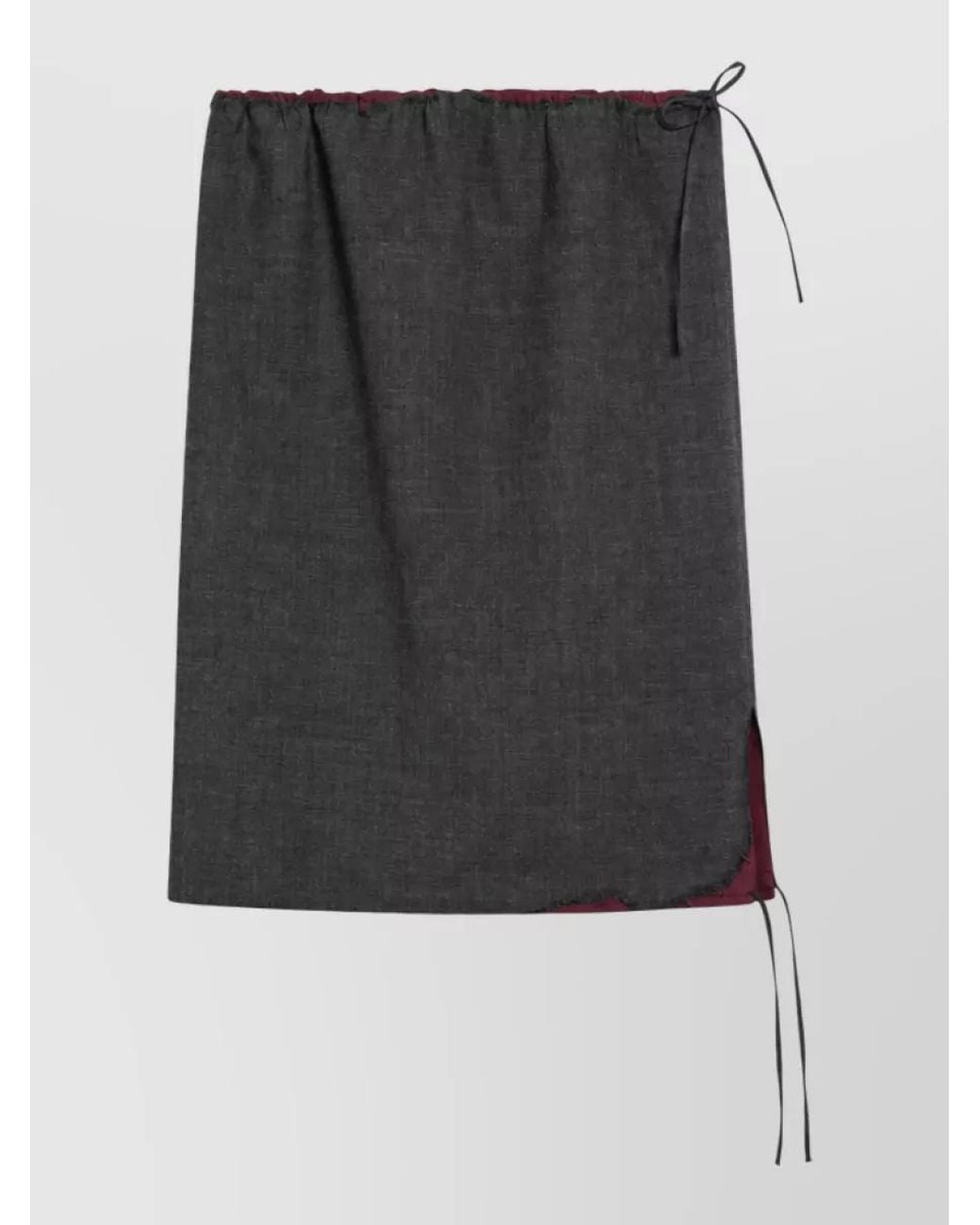 Prada Black Straight Skirt