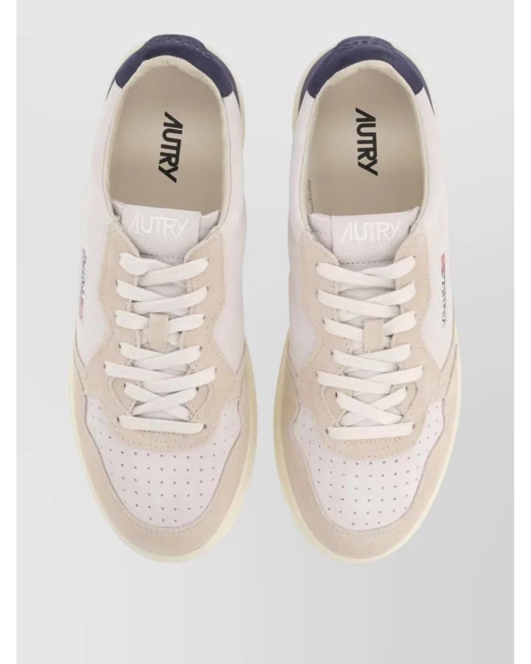 Autry Natural Suede Low-Top Sneakers for men