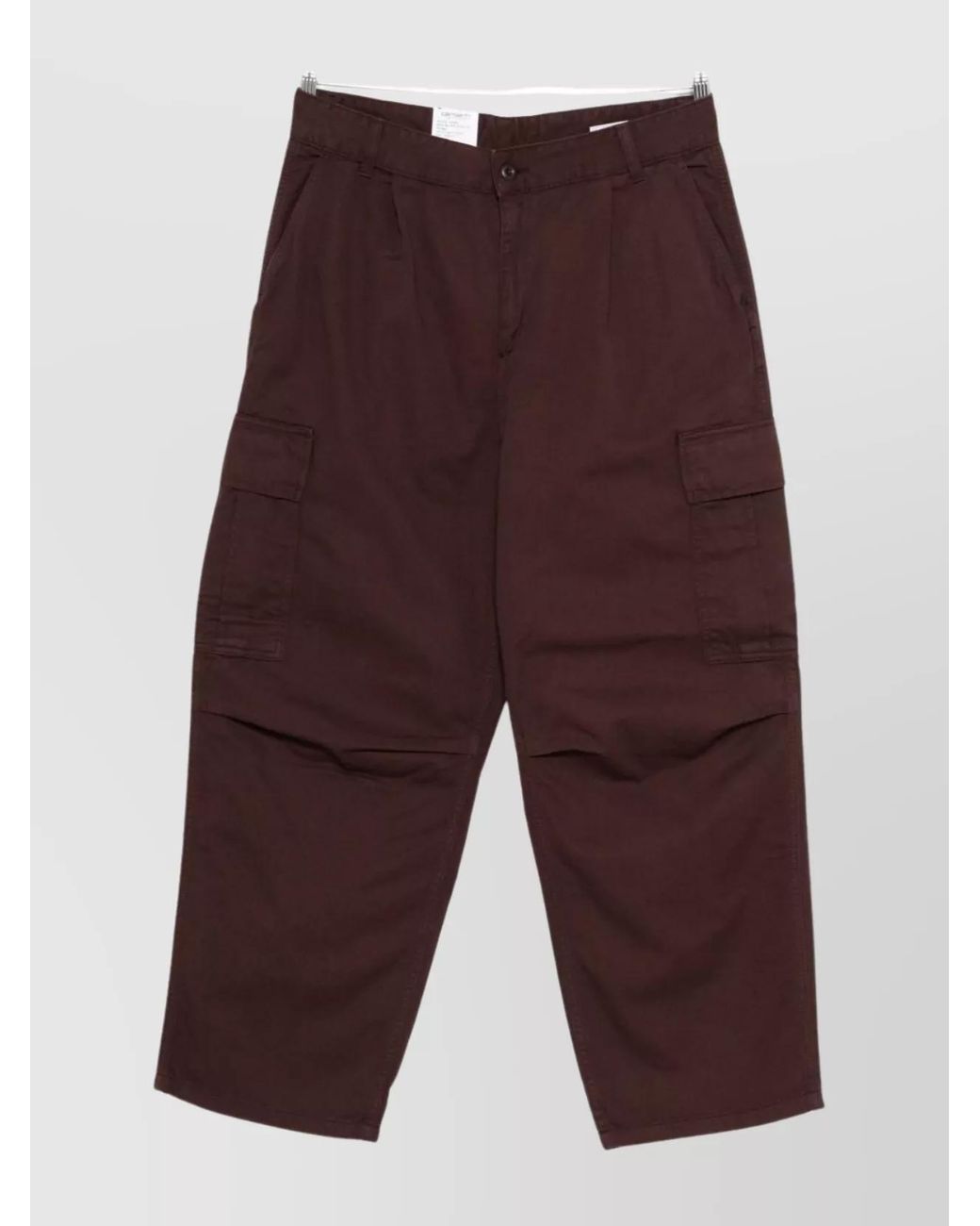 Carhartt Purple Organic Cotton Straight-Leg Cargo Trousers for men