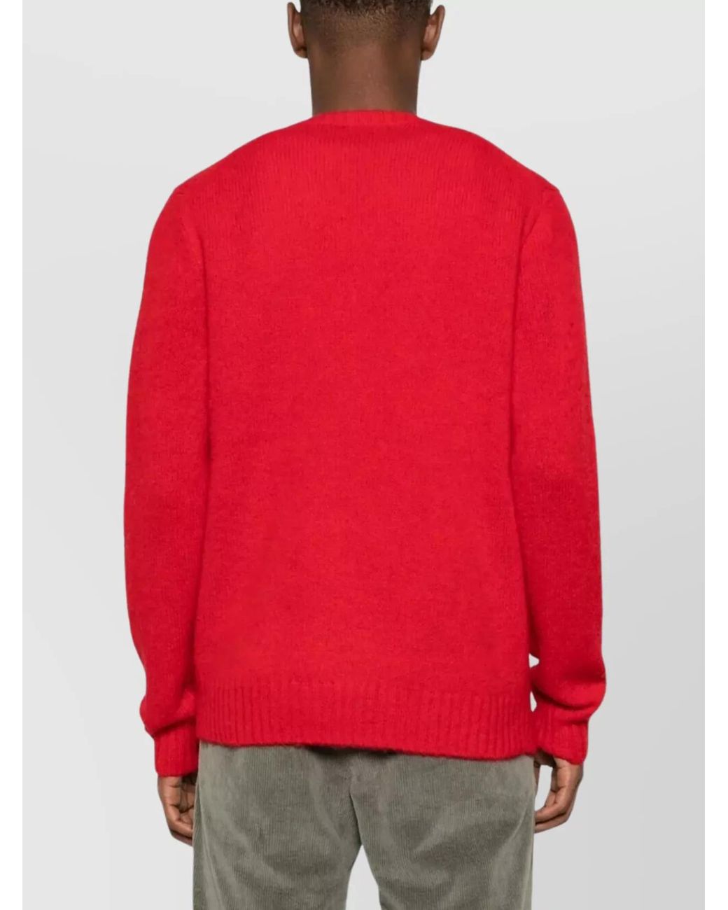 Polo Ralph Lauren Red Long Sleeve Jumper for men