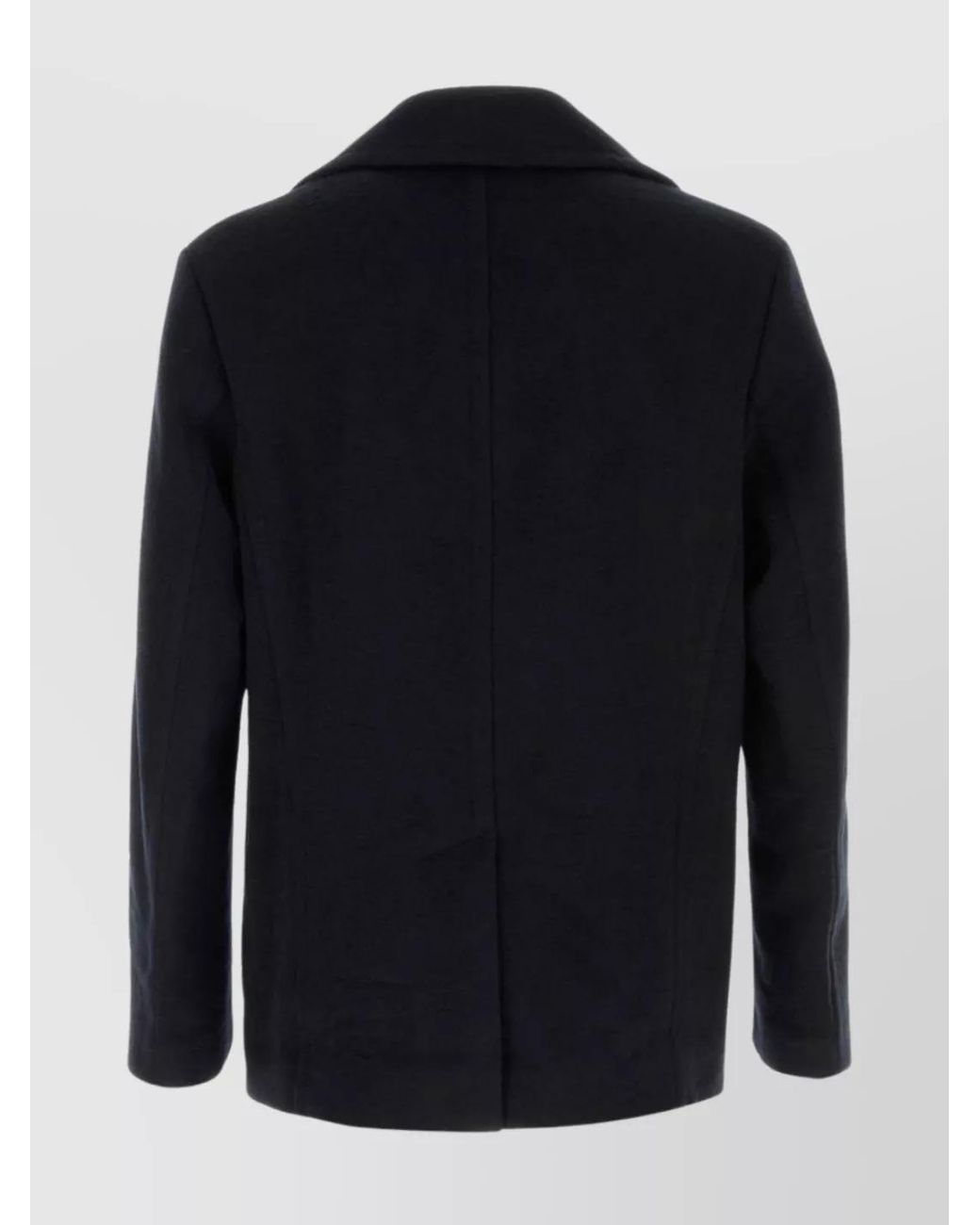Etro Blue Wool Peacoat for men