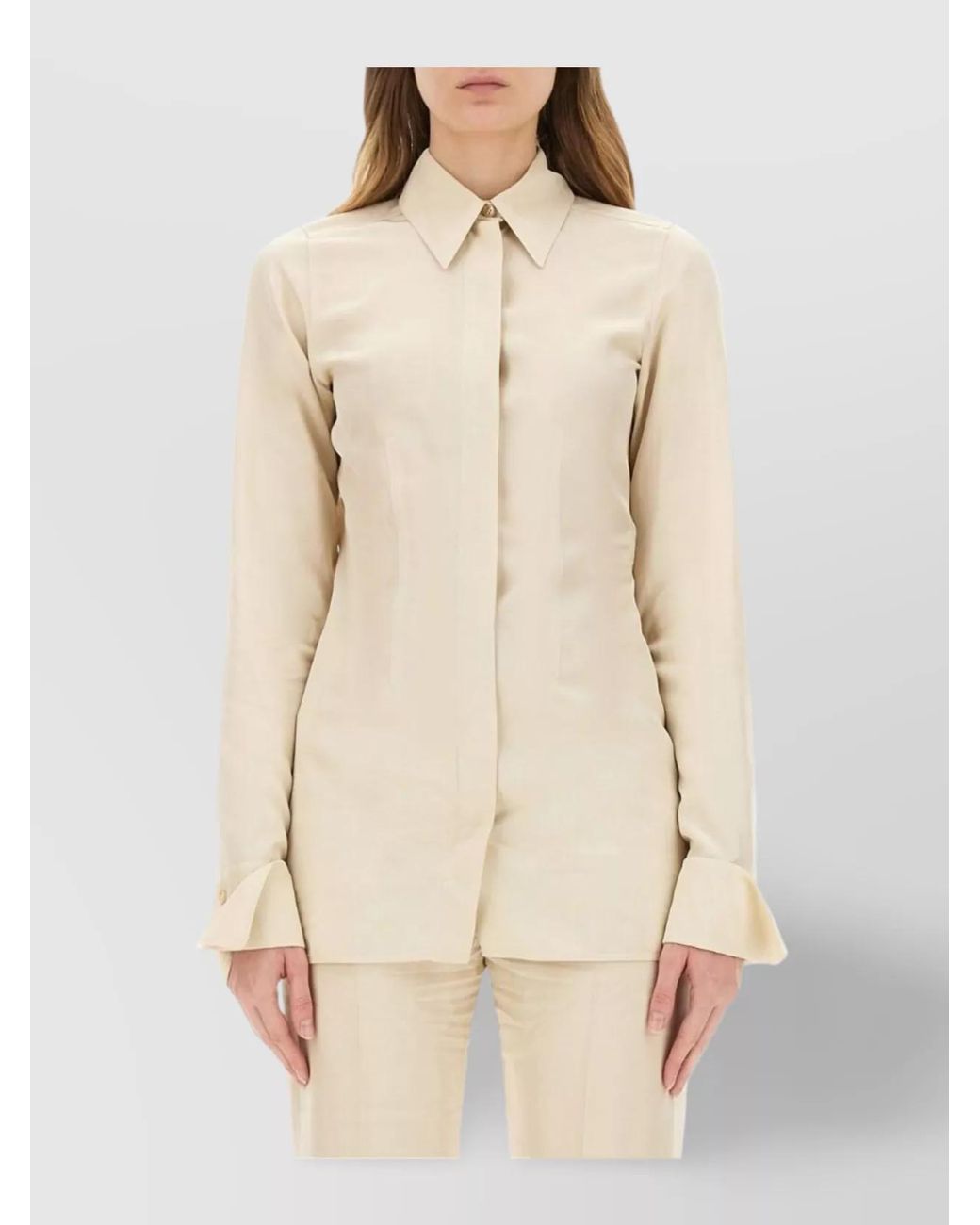 Sportmax Natural Slim-Fit Shirt
