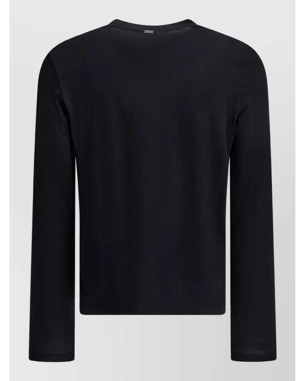 Herno Blue Wool T-Shirt for men