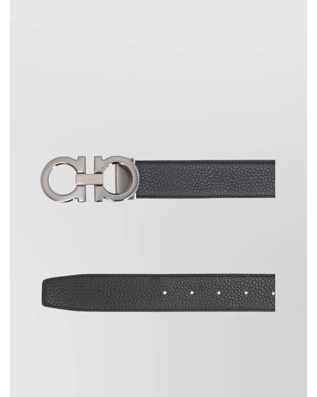 Ferragamo Multicolor Calf Leather Reversible Belt for men
