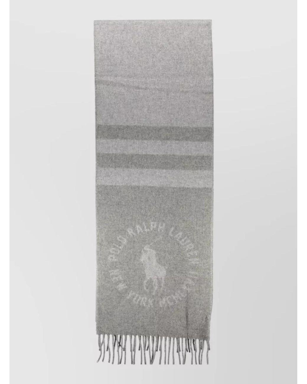 Ralph Lauren Gray Wool Scarf for men