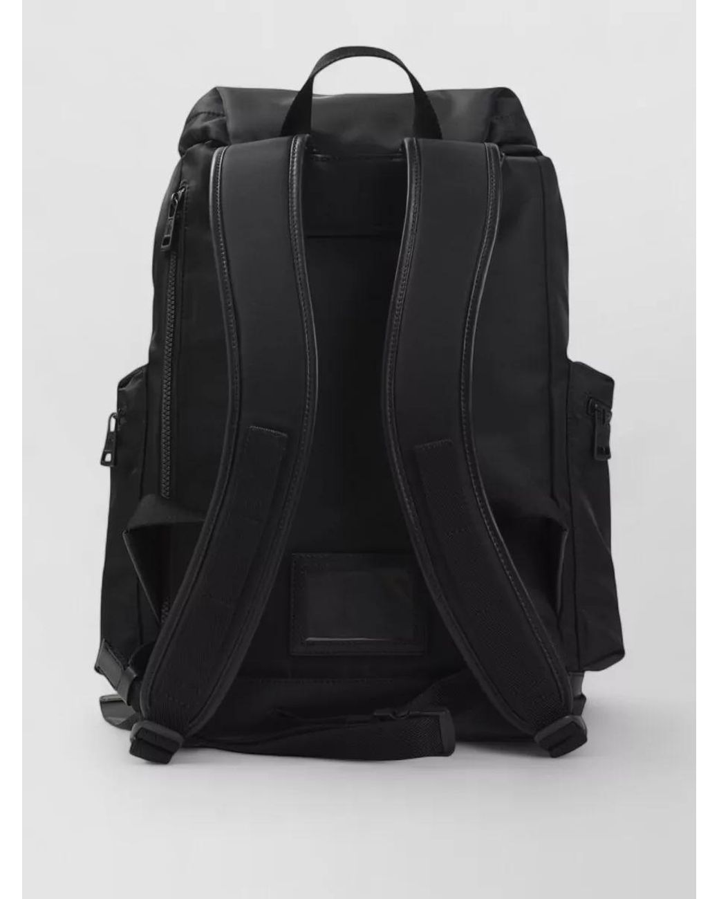 Moncler Black Nylon Backpack for men