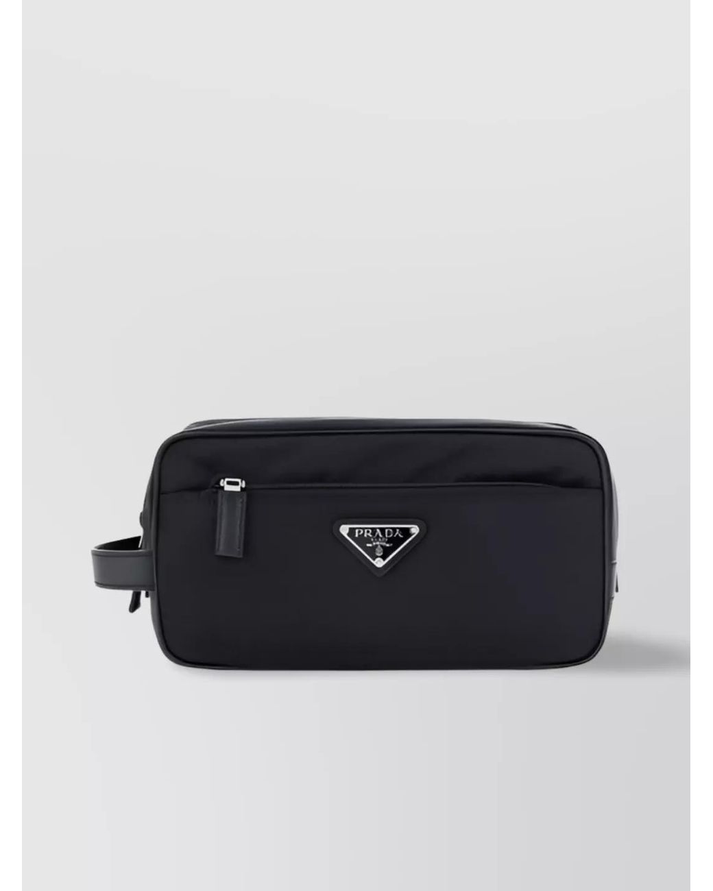 Prada Black Nylon Travel Pouch for men