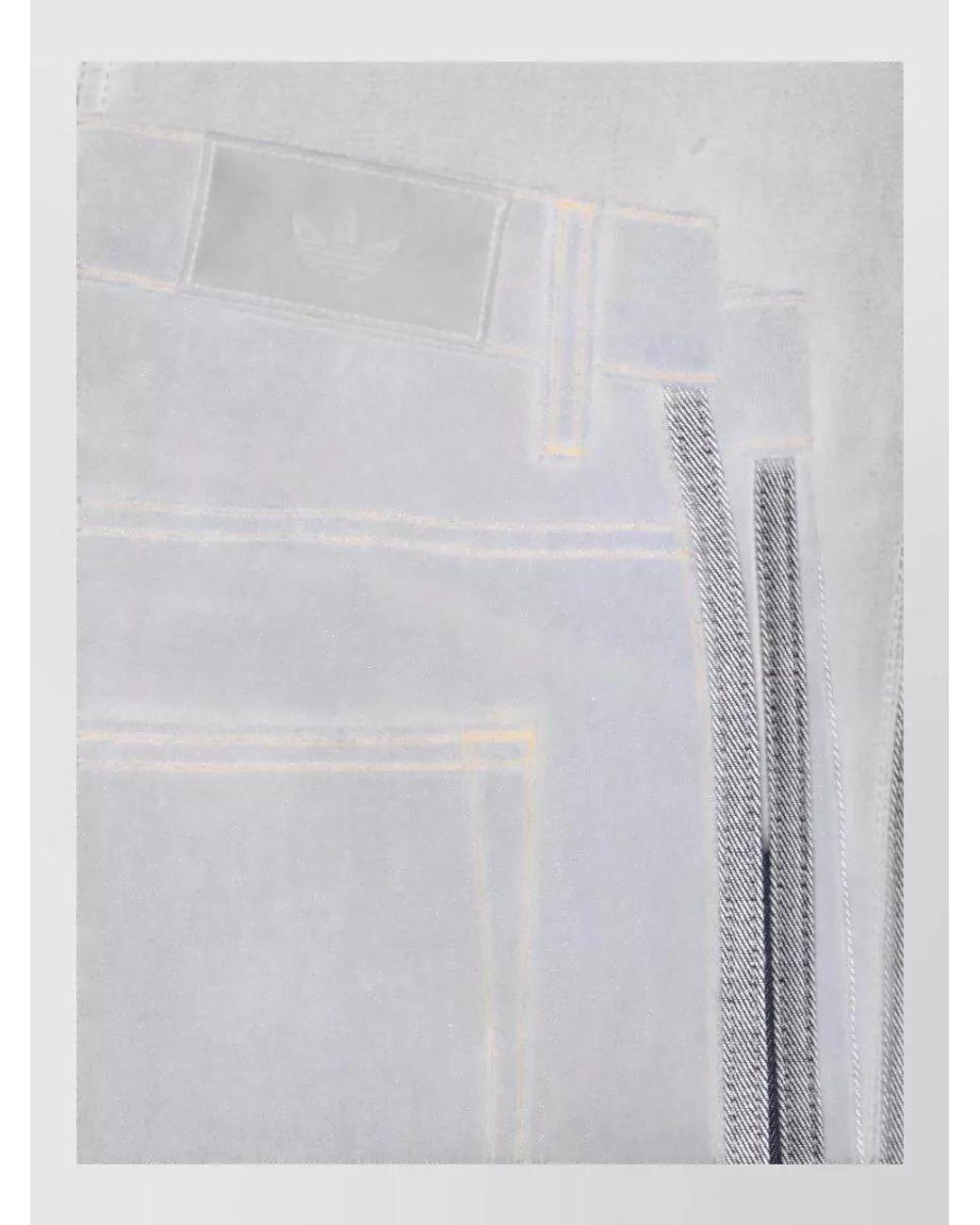 Adidas Blue Straight-Leg Denim Jeans for men