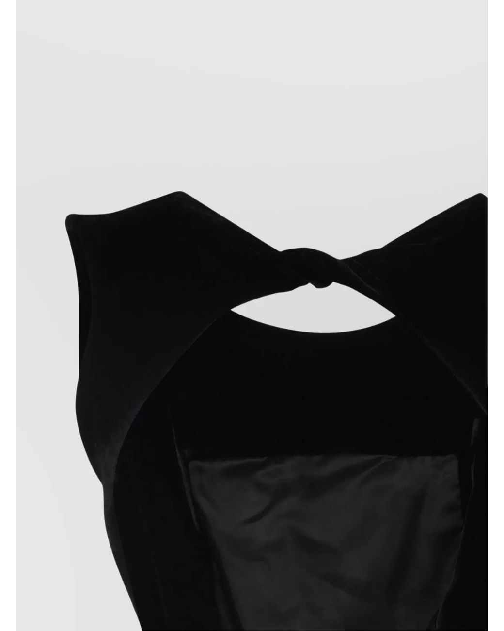 Rick Owens Black Silk-Blend Sleeveless Open-Back Maxi Dress
