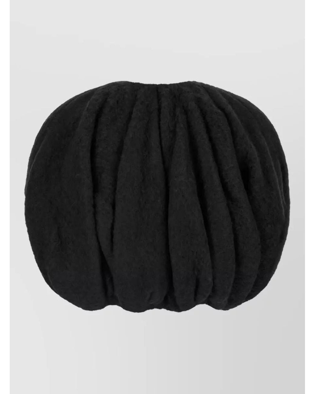 Rick Owens Black Wool Cropped Cape